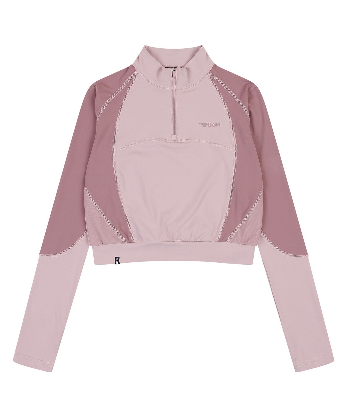 골라(GOLA) W ATHLETIC LONG SLEEVE HALF ZIP-UP [PINK]