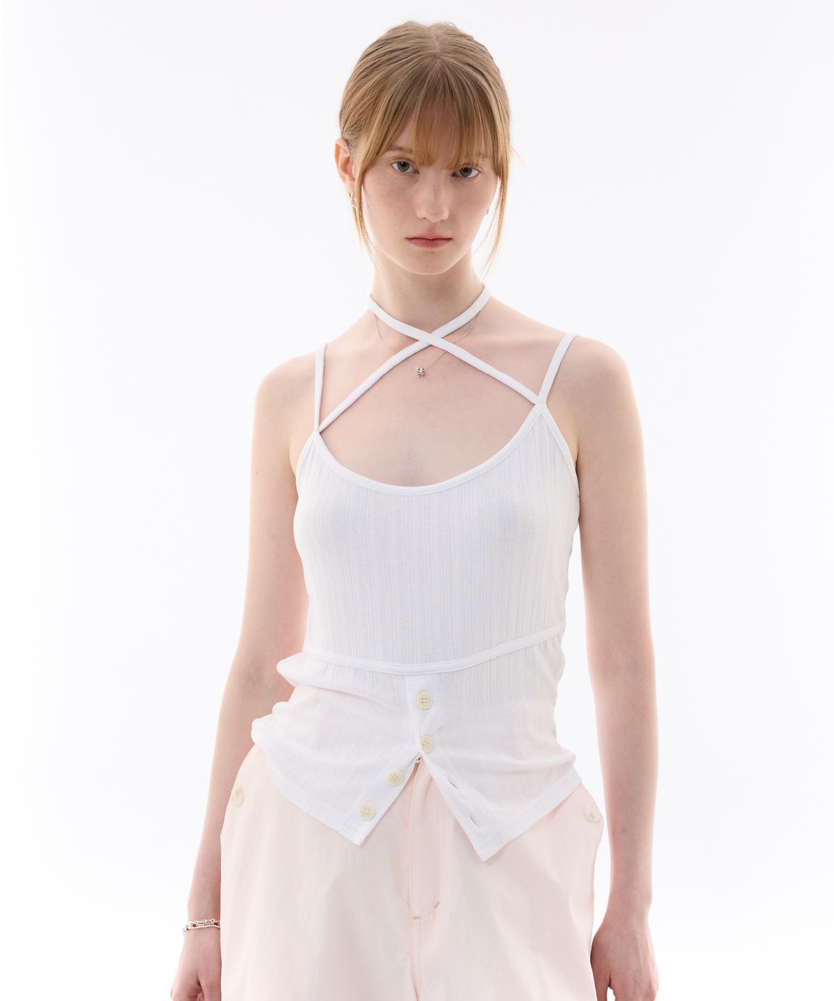 아리킴(ARIKIM) EVAN SLEEVELESS TOP / WHITE