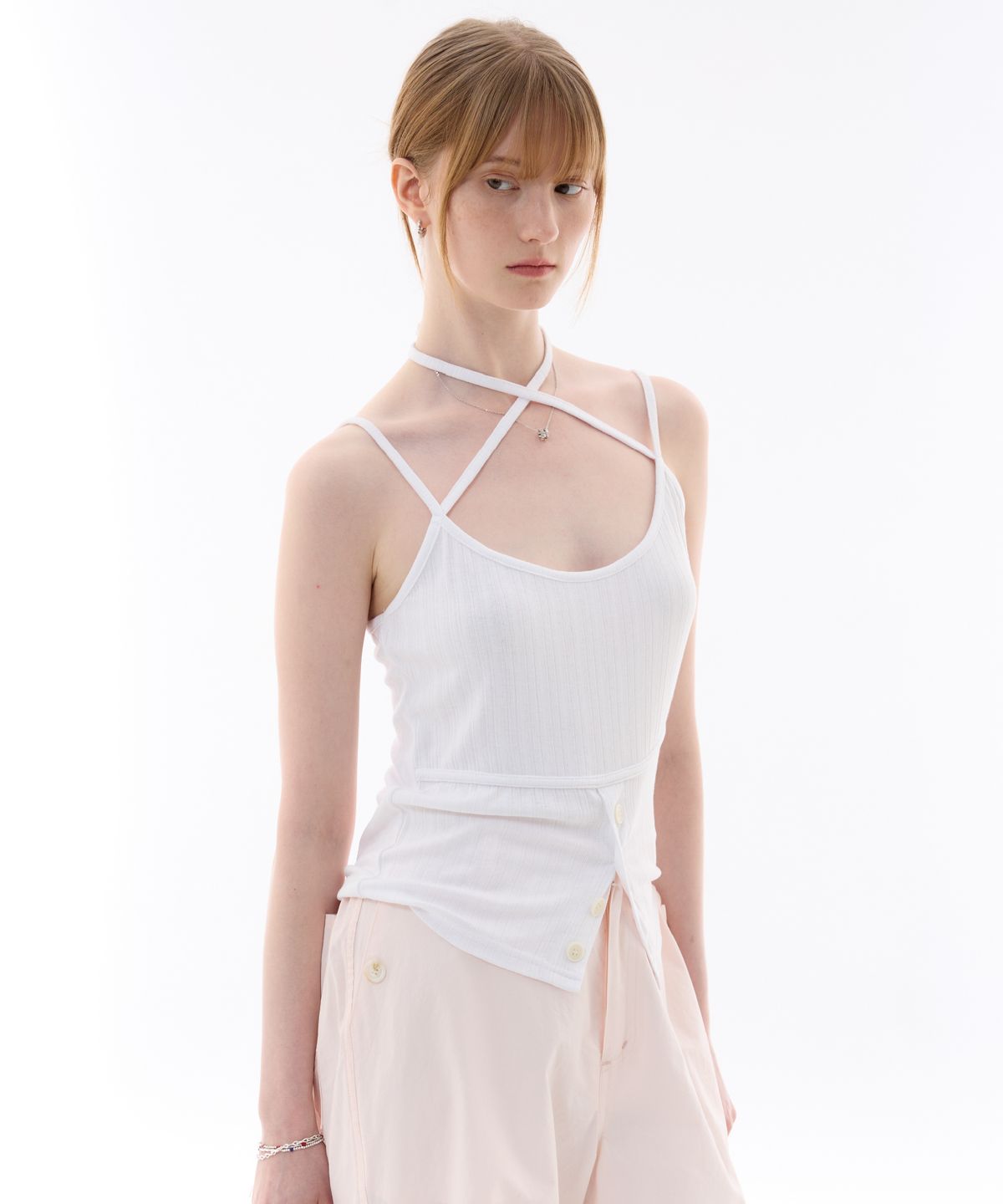 아리킴(ARIKIM) EVAN SLEEVELESS TOP / WHITE