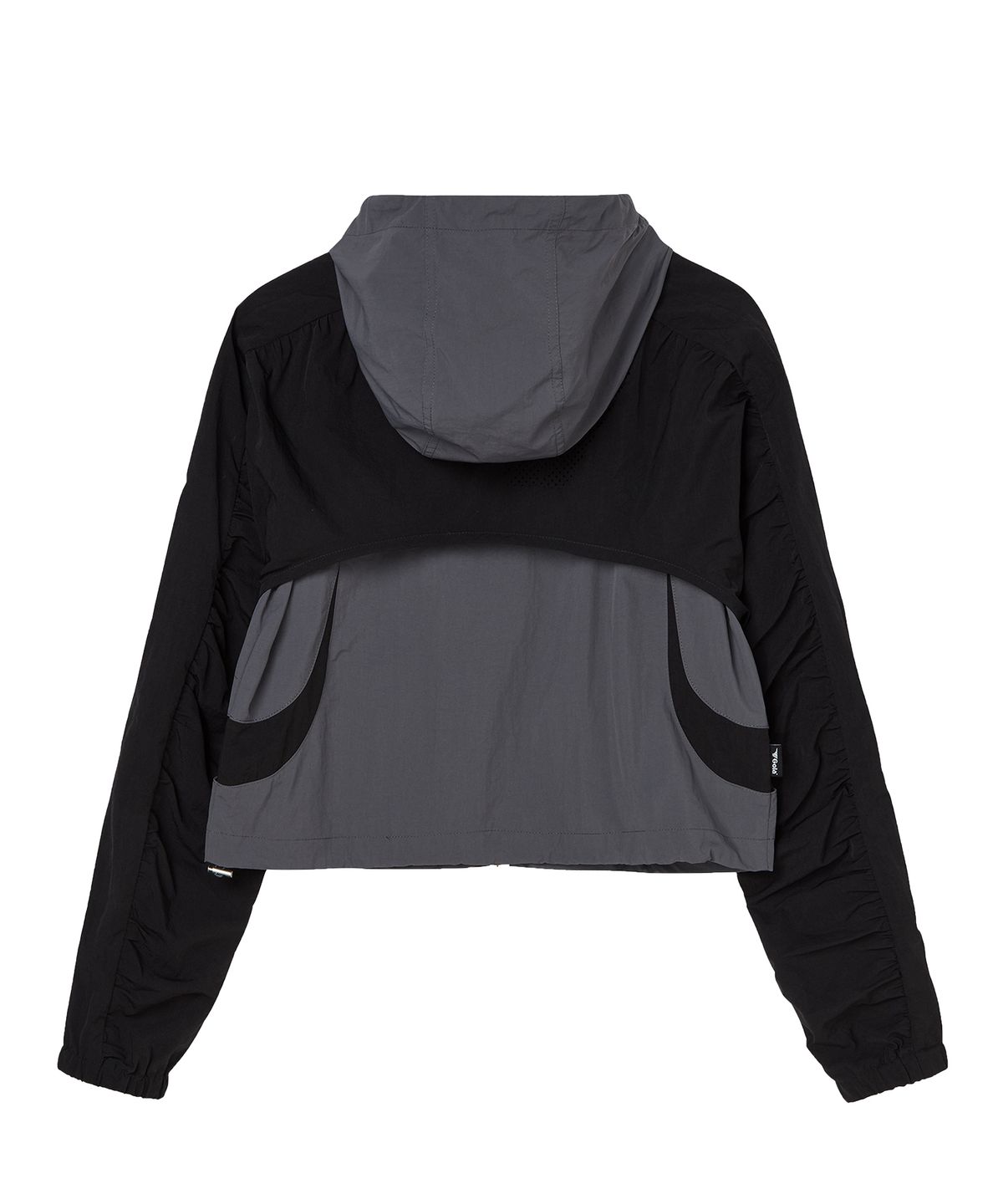 골라(GOLA) W ATHLETIC BOLERO WOVEN JAKET [CHARCOAL]