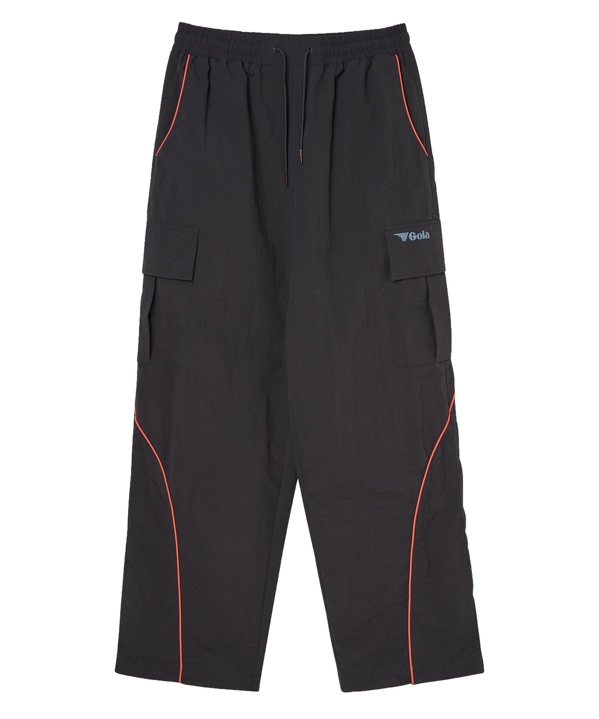 골라(GOLA) TRACK BLOCK WOVEN PANTS [CHARCOAL]