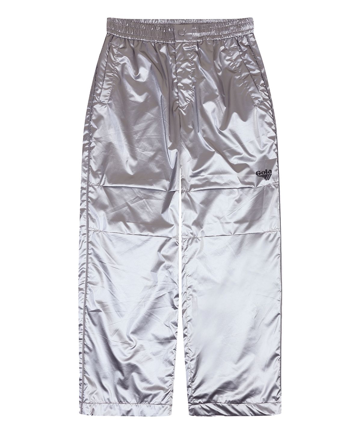 골라(GOLA) GLOSSY WOVEN PANTS [SILVER]