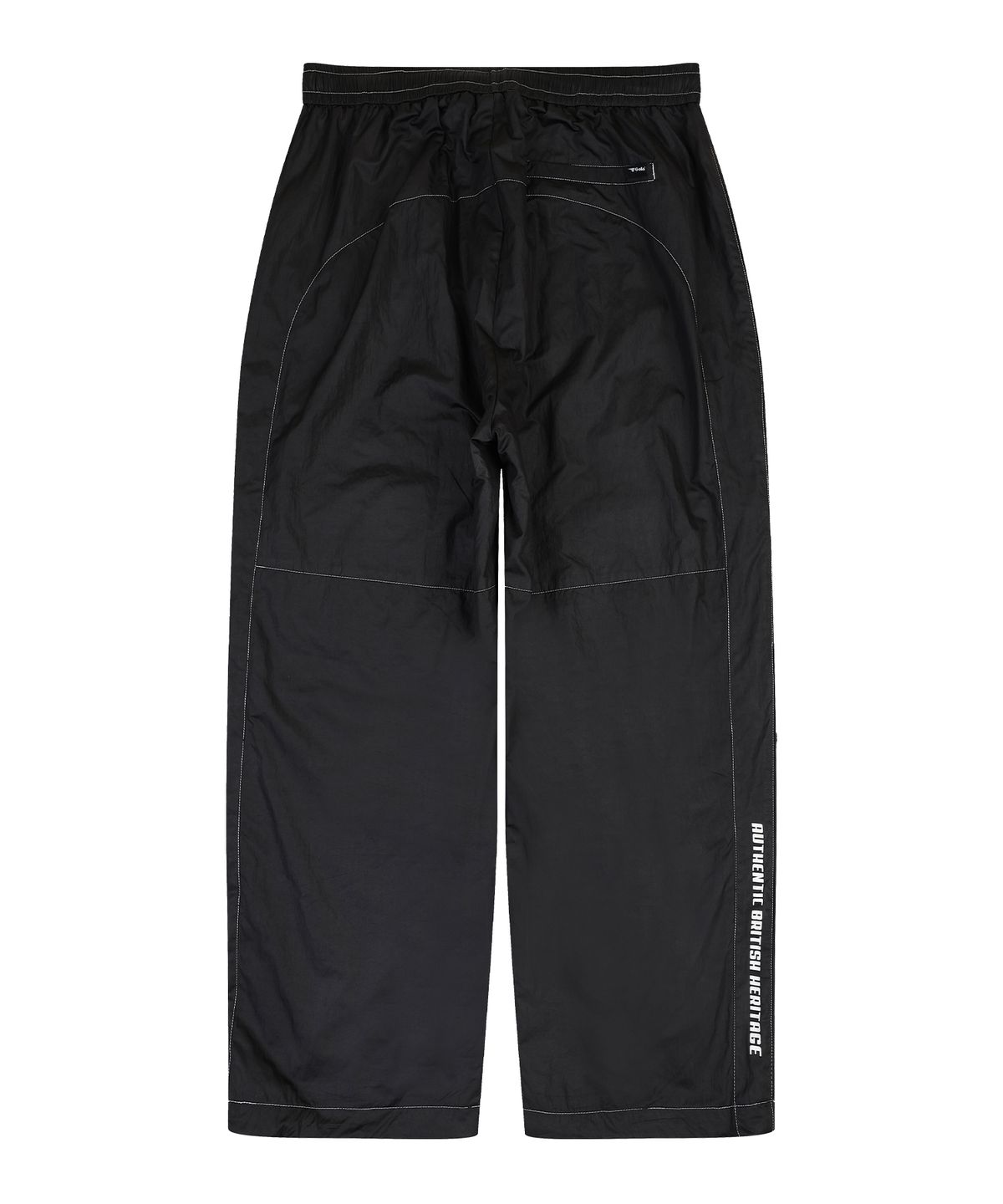 골라(GOLA) GLOSSY WOVEN PANTS [BLACK]