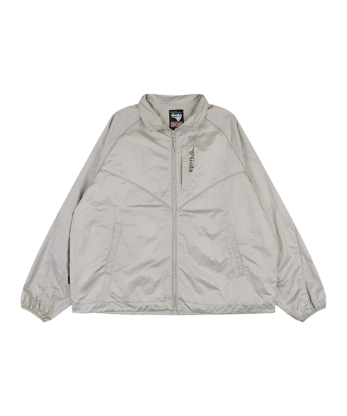 골라(GOLA) GLOSSY WOVEN JUMPER [BEIGE]
