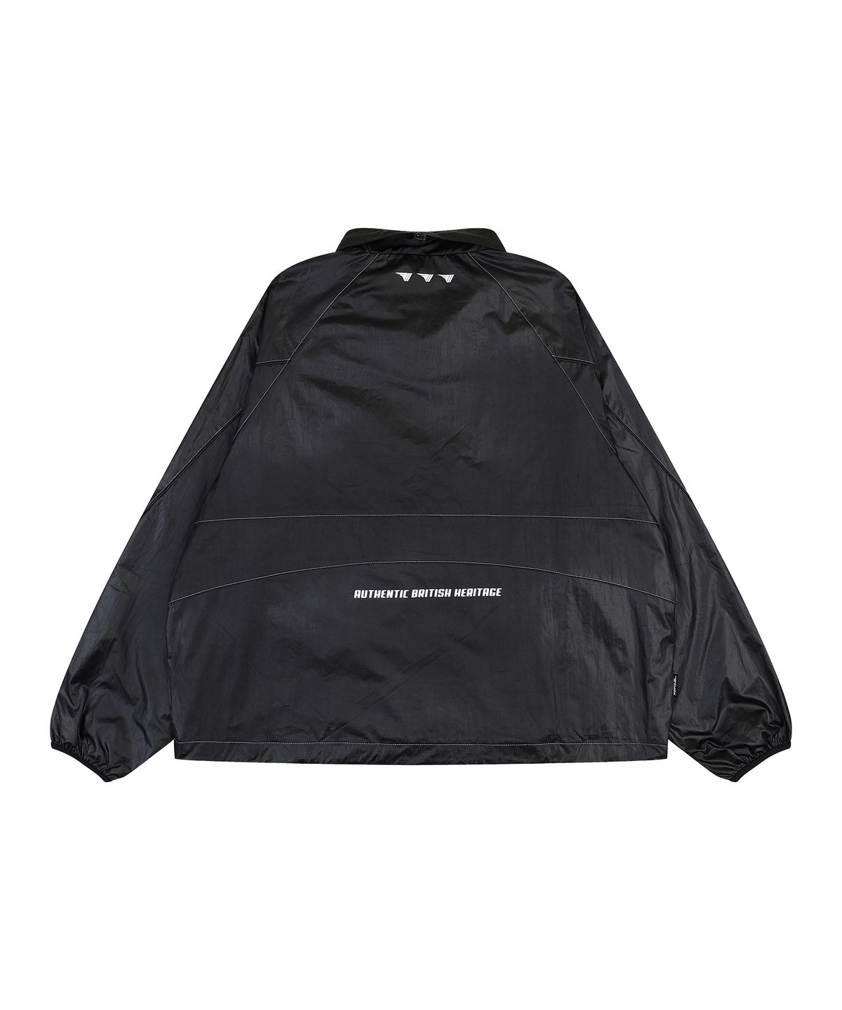 골라(GOLA) GLOSSY WOVEN JUMPER [BLACK]