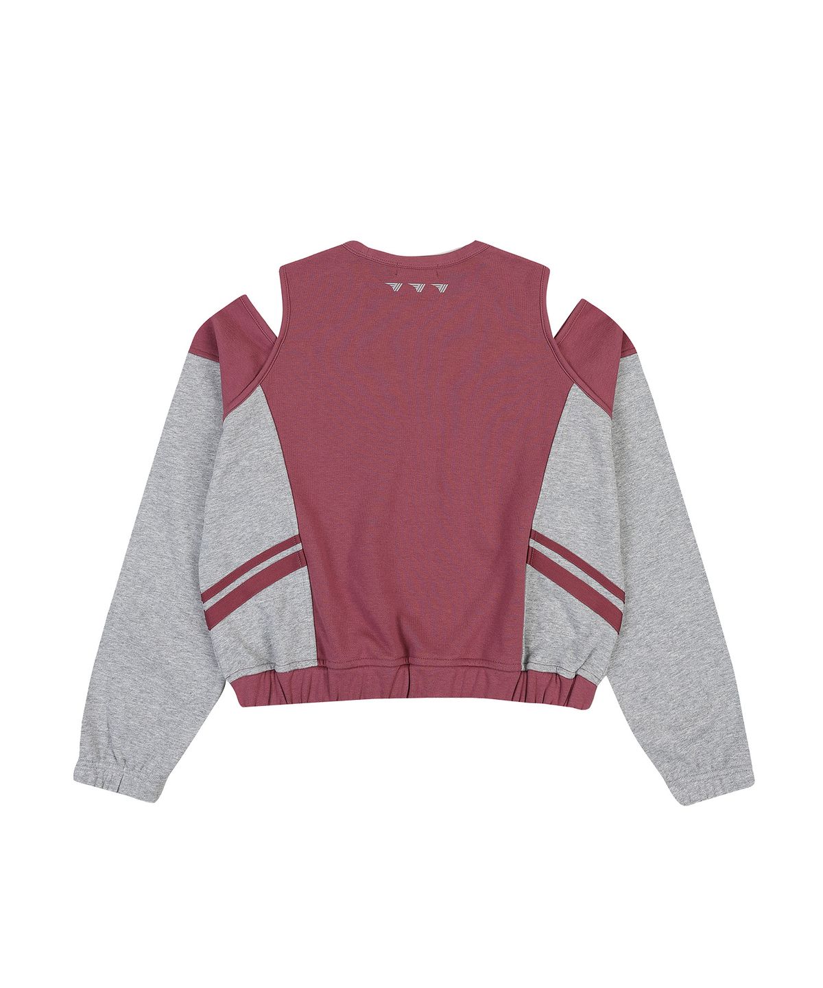 골라(GOLA) W TRACK BLOCK SWEAT CUT-OFF TOP [PINK]