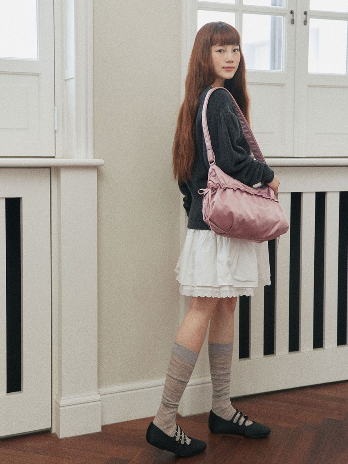 하이칙스(HIGH CHEEKS) Shirring Hobo Bag (2way)_2COLORS_HC2478BG003M