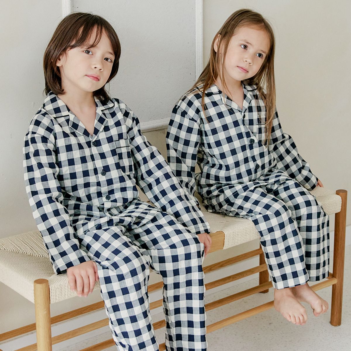 핑코코(PINGCOCO) 093 베리체크 긴소매 파자마세트