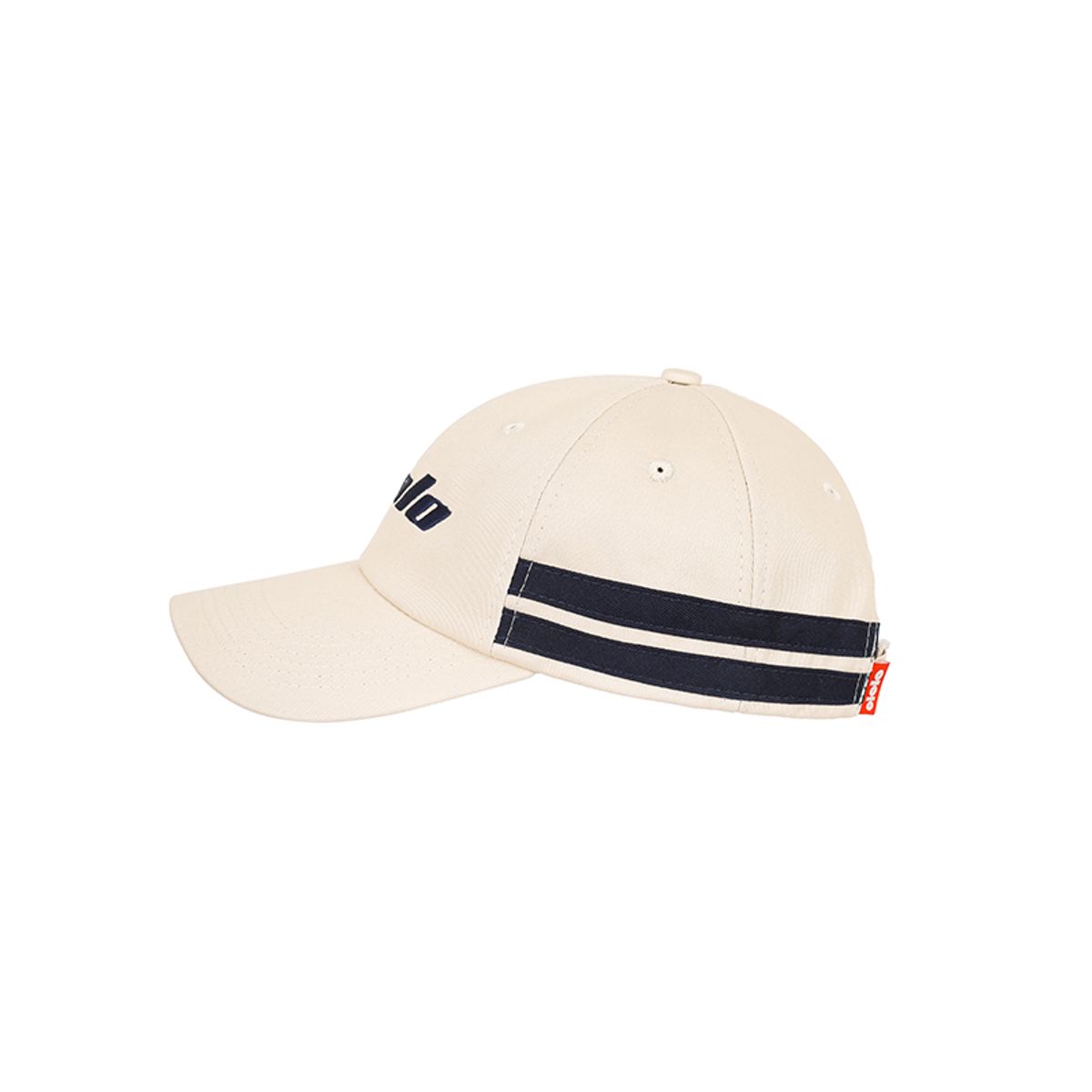 올롤로(OLOLO) Deux Stripe Cap Ivory