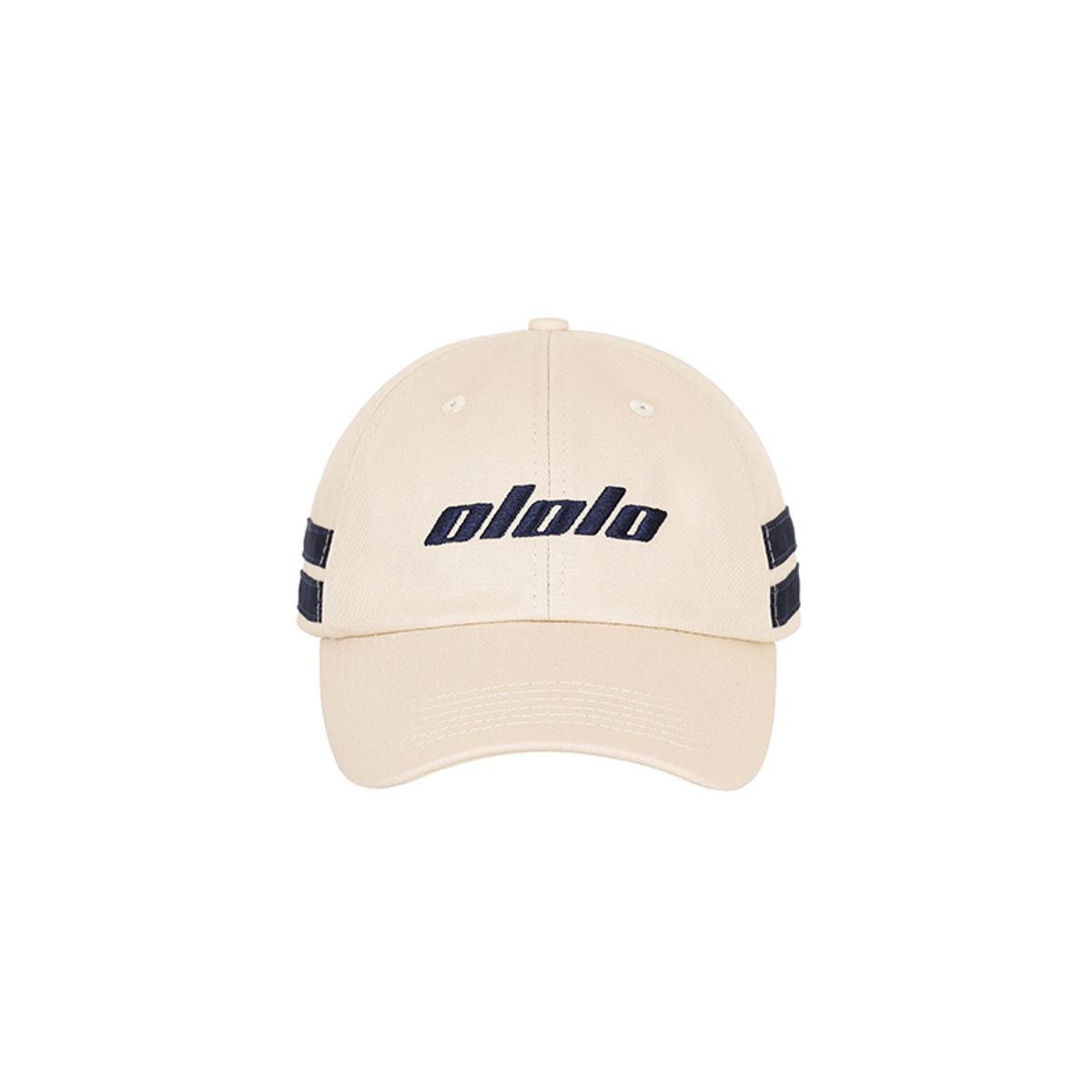 올롤로(OLOLO) Deux Stripe Cap Ivory