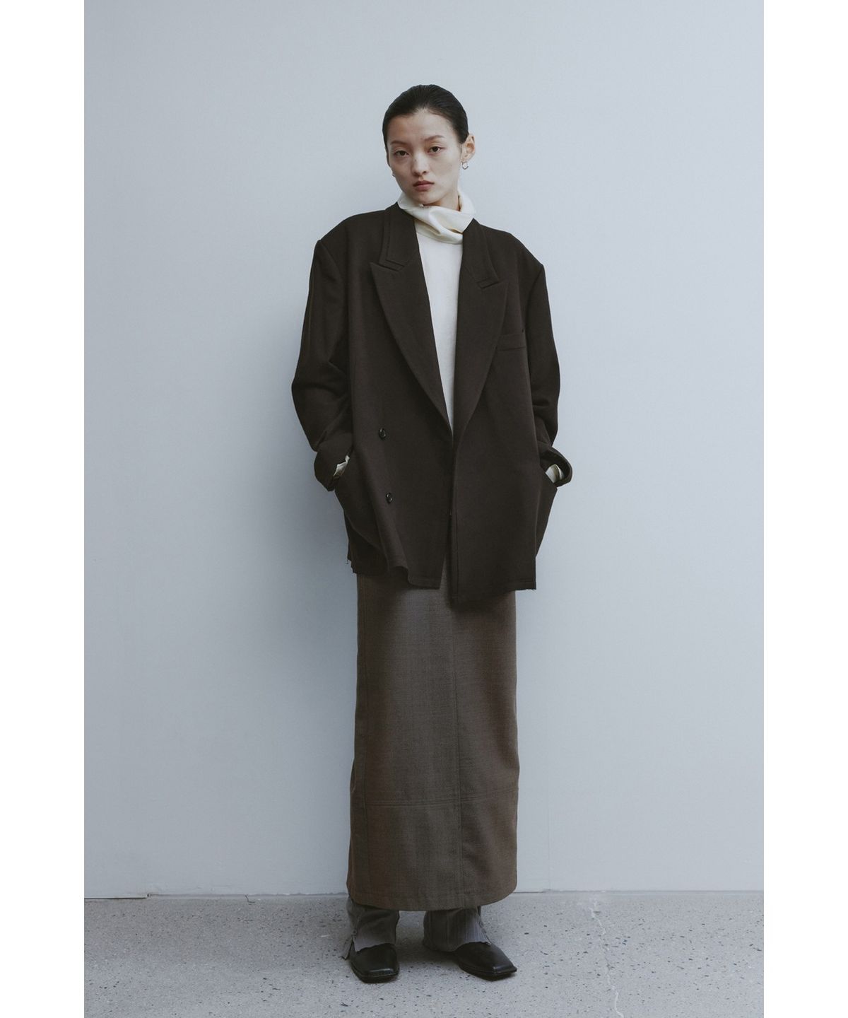 유스(YOUTH) Maxi Skirt - Brown