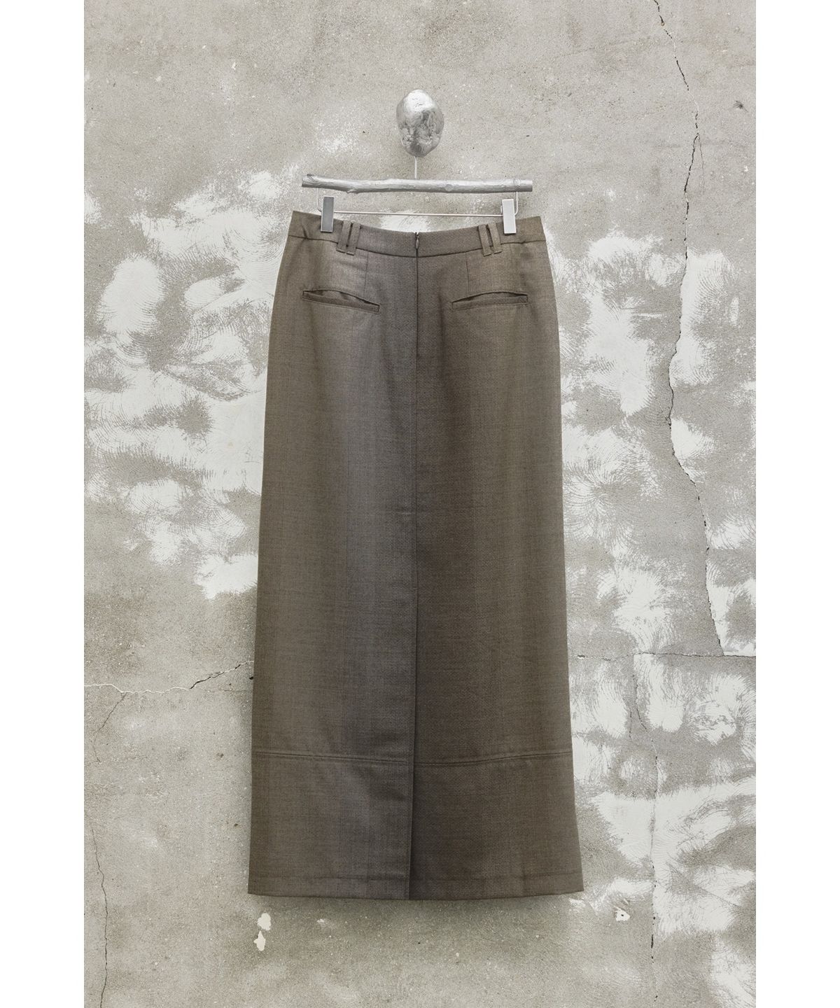 유스(YOUTH) Maxi Skirt - Brown