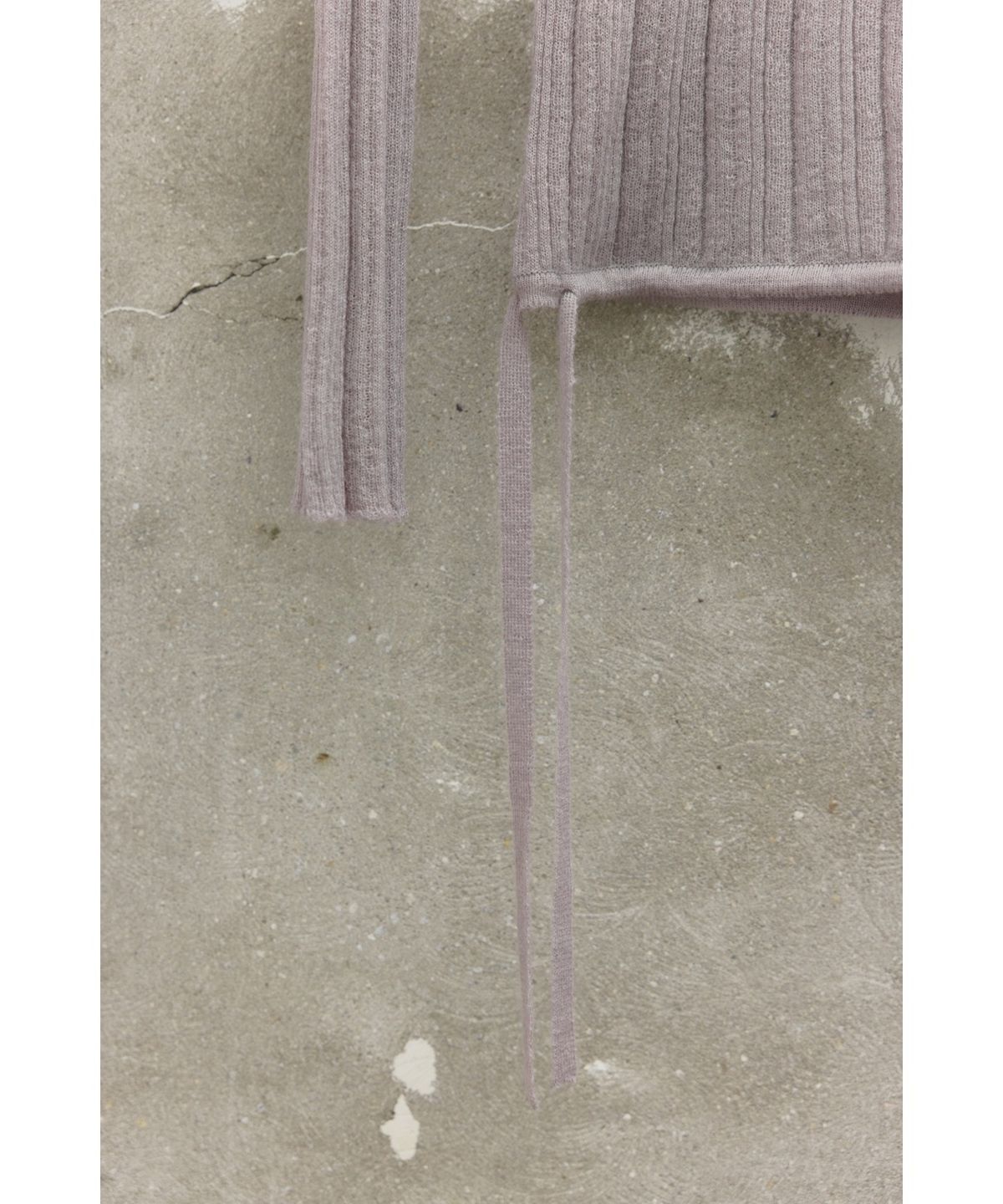 유스(YOUTH) Hooded Knit Top - Lavender