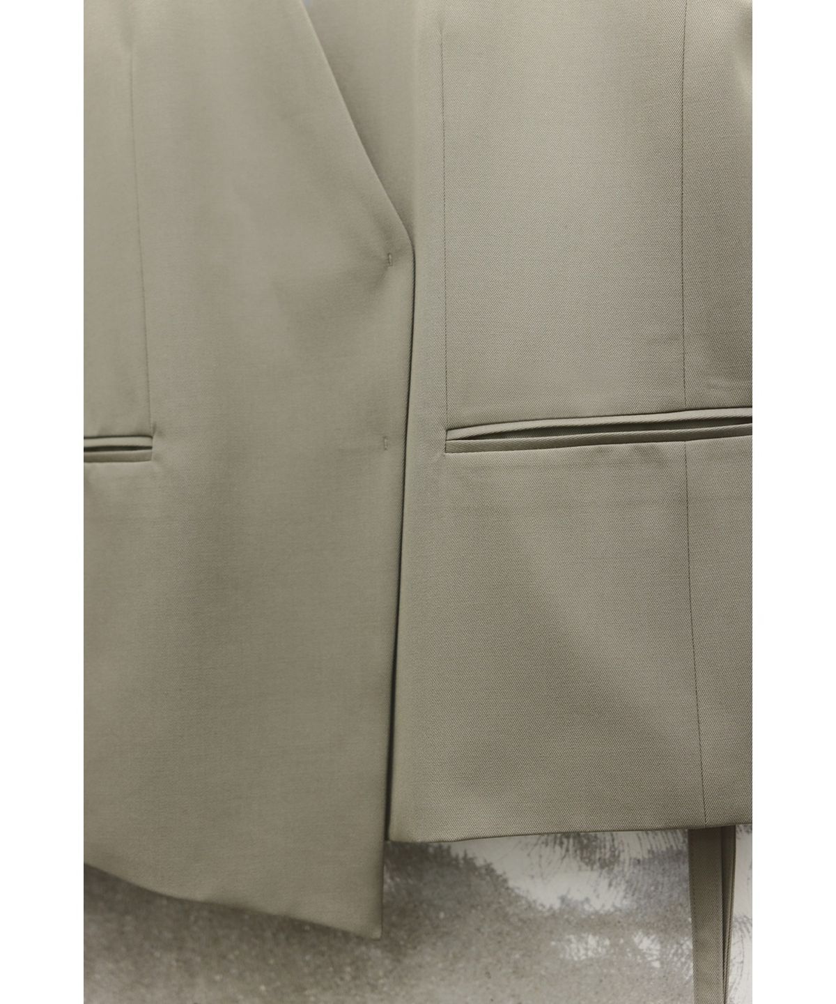 유스(YOUTH) Oversized Tailored Vest - Light Green