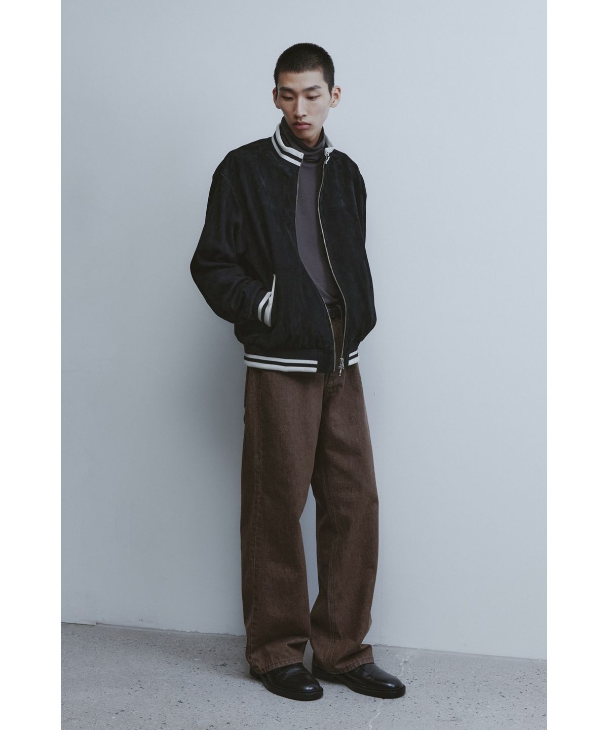 유스(YOUTH) Straight Denim Pants - Brown