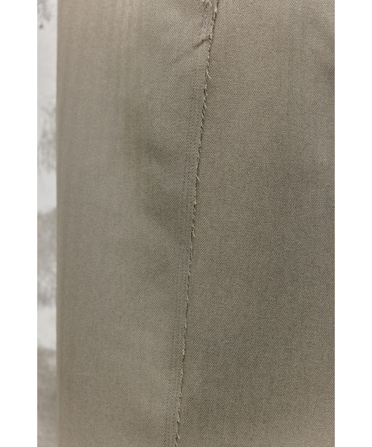 유스(YOUTH) Triple Stitch Wide Trousers - Beige Herringborn