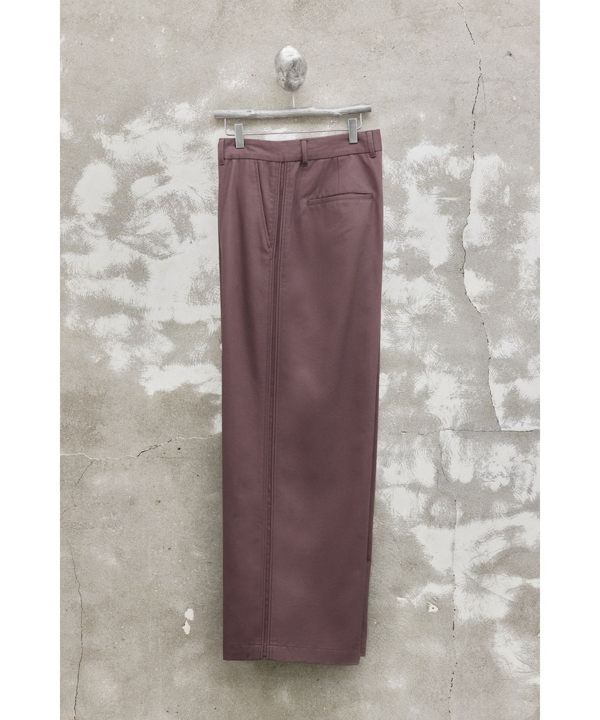 유스(YOUTH) Double Trimming Wide Pants - Purple