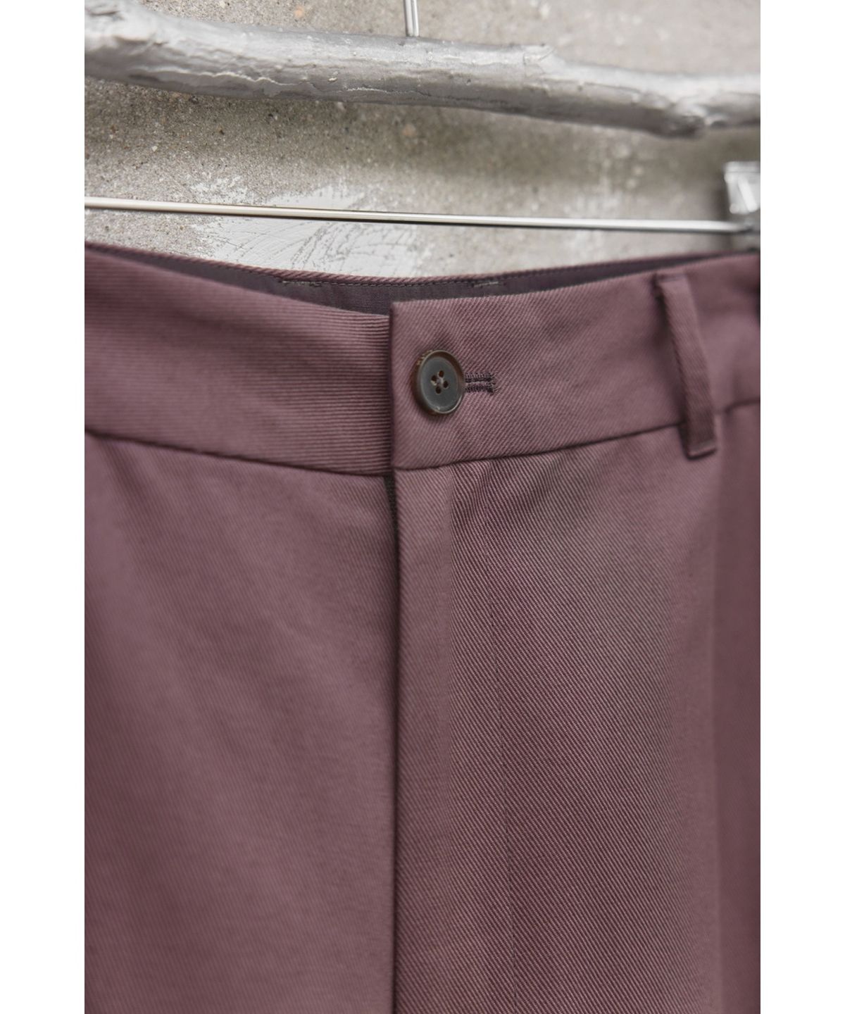 유스(YOUTH) Double Trimming Wide Pants - Purple