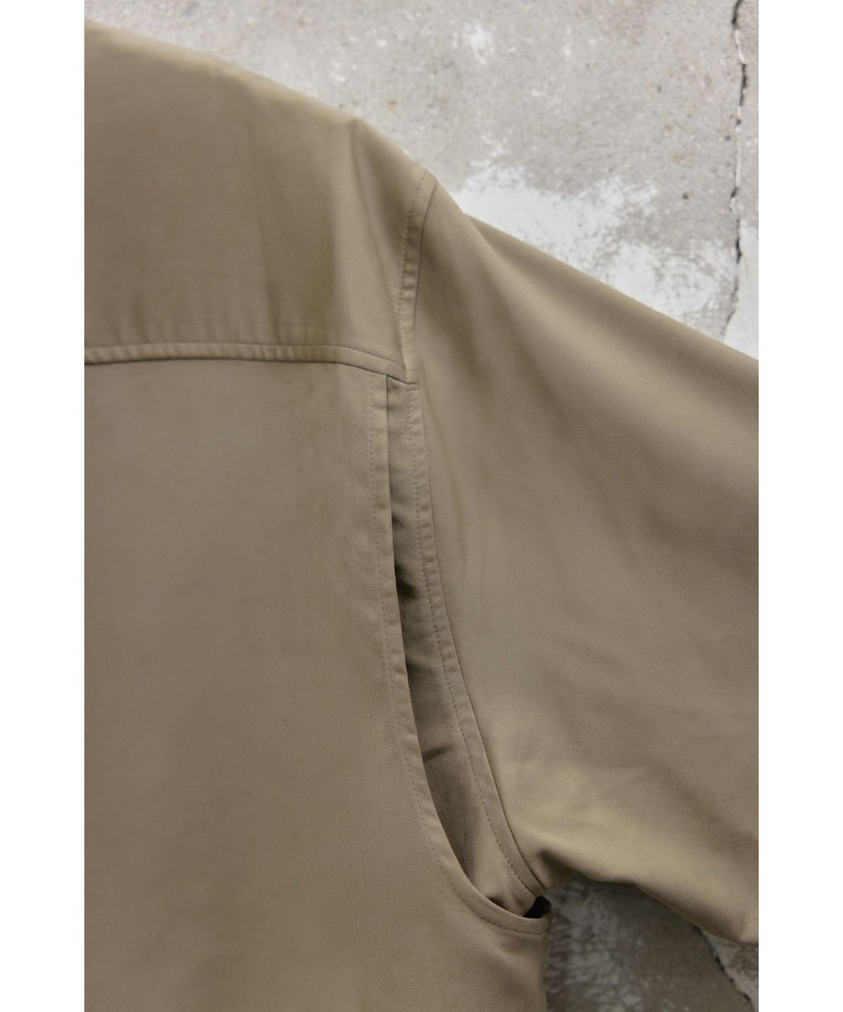유스(YOUTH) Faux Suede Layered Shirt - Brown