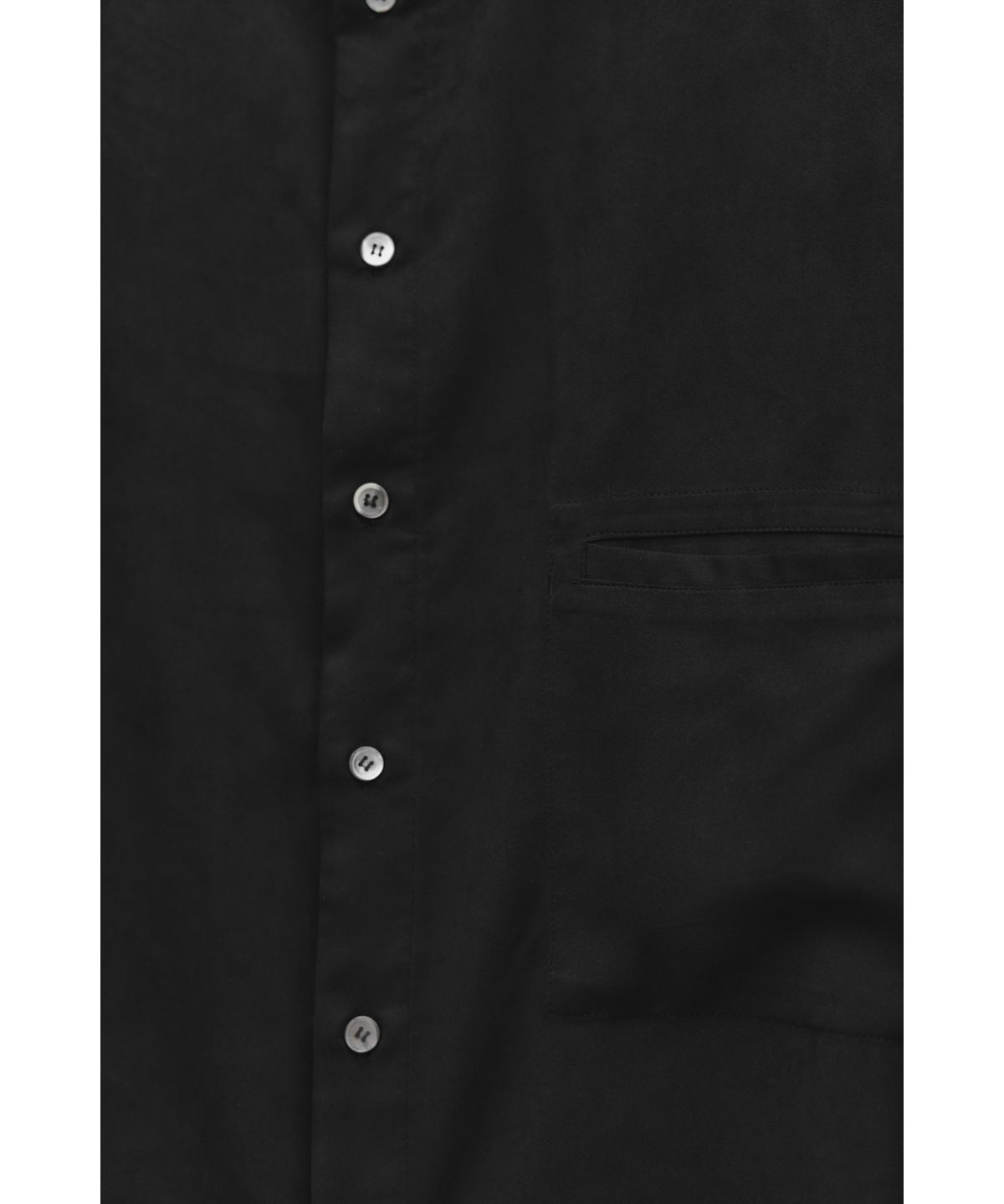유스(YOUTH) Faux Suede Layered Shirt - Black