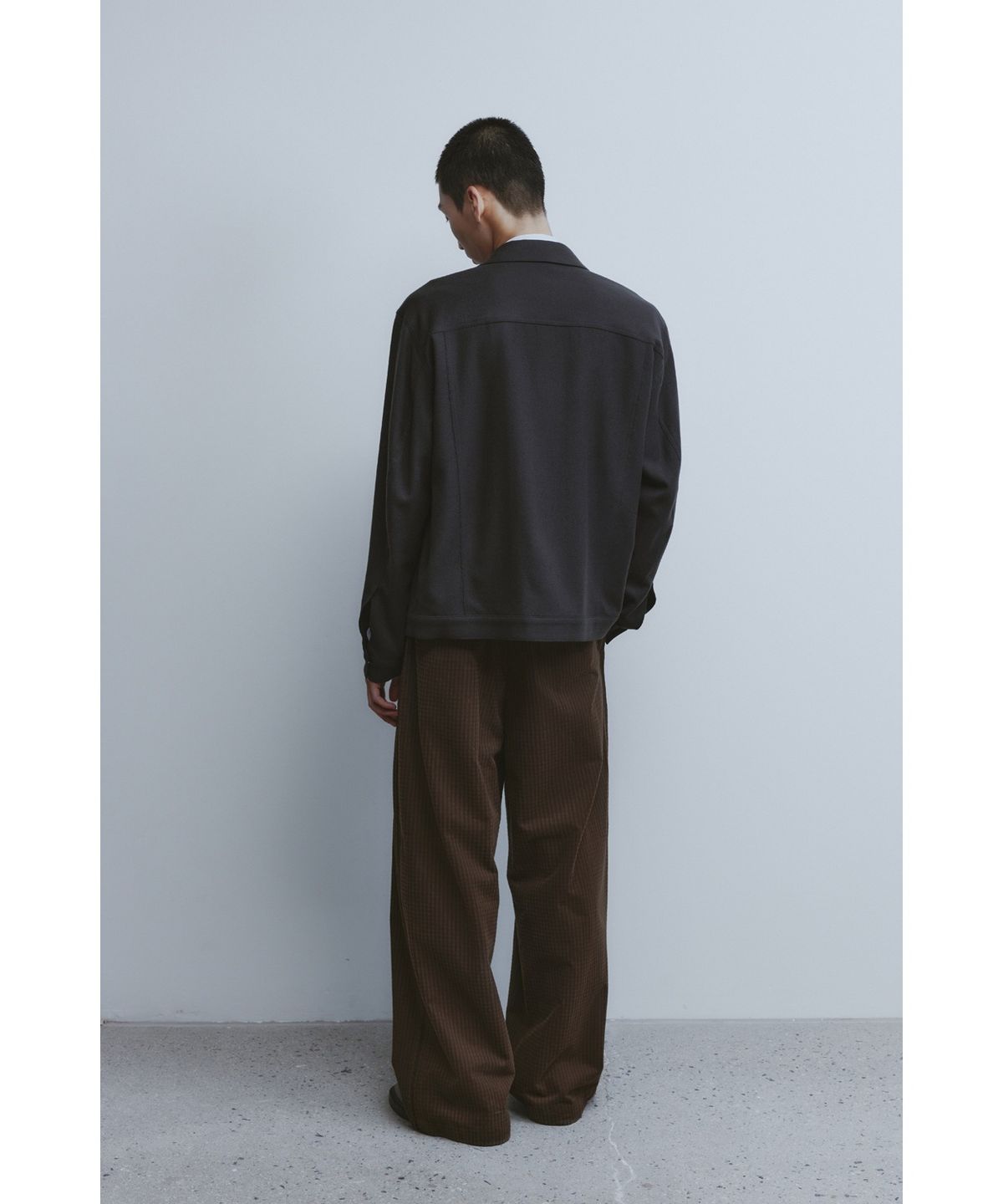 유스(YOUTH) Trucker Jacket - Charcoal Grey