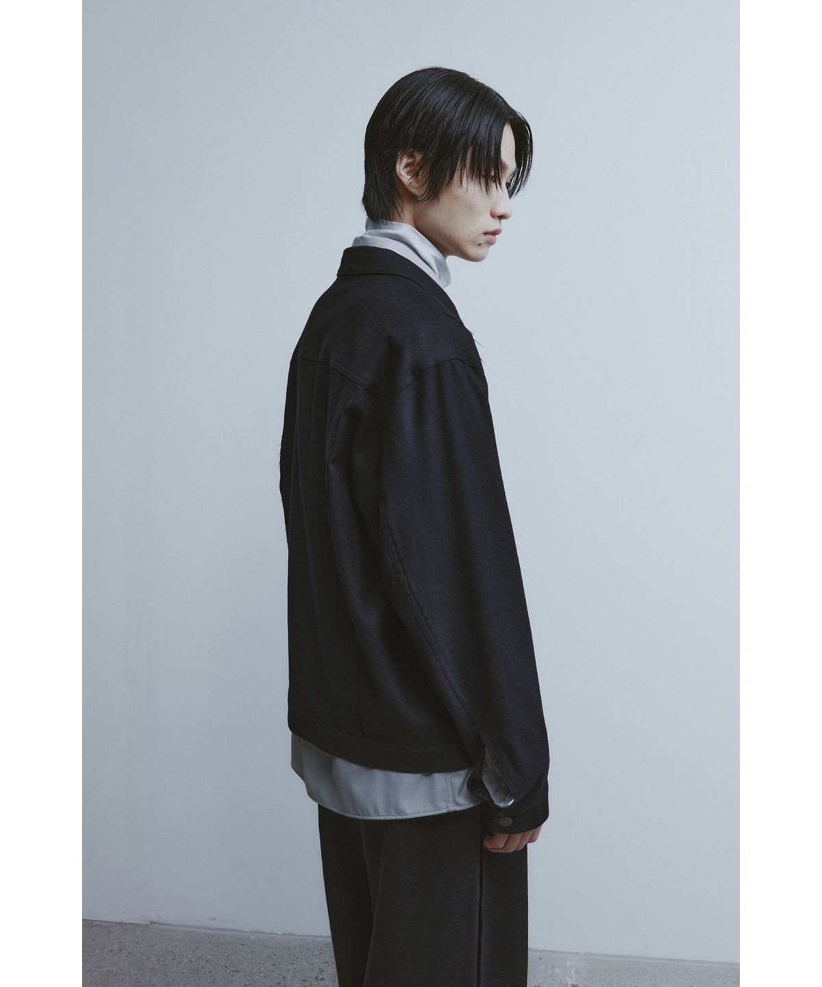 유스(YOUTH) Trucker Jacket - Black