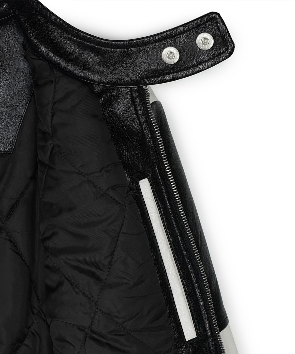 에프디알(FDR) Biker Quilting Jacket Black