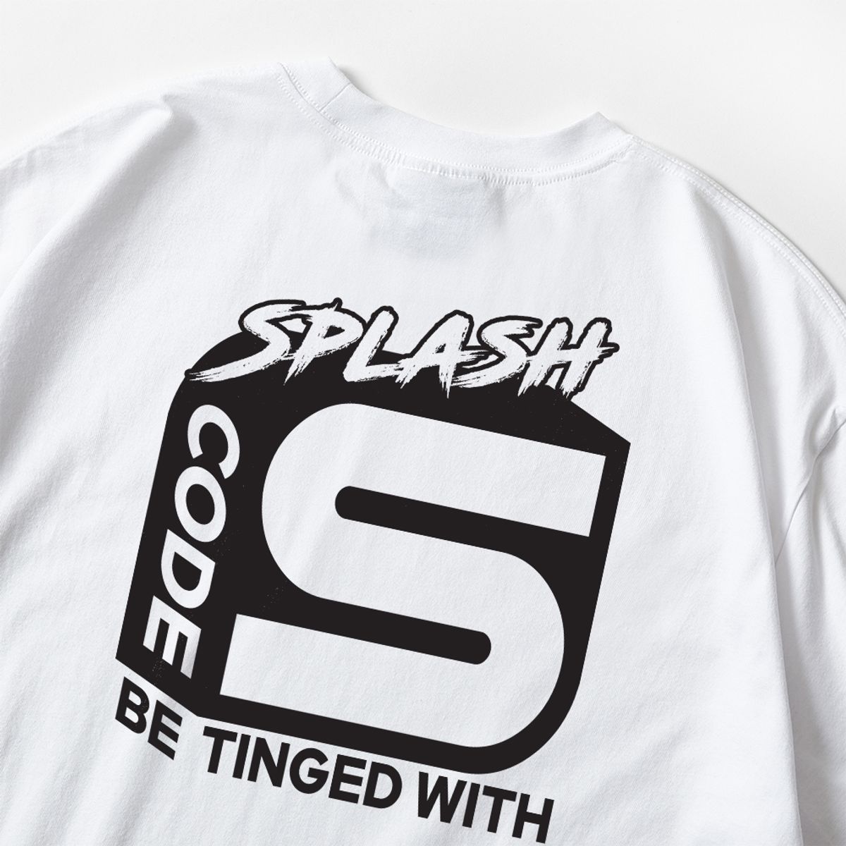스플래시코드(SPLASHCODE) 반팔 티셔츠 화이트 - 스플래시 코드(Splash Code)