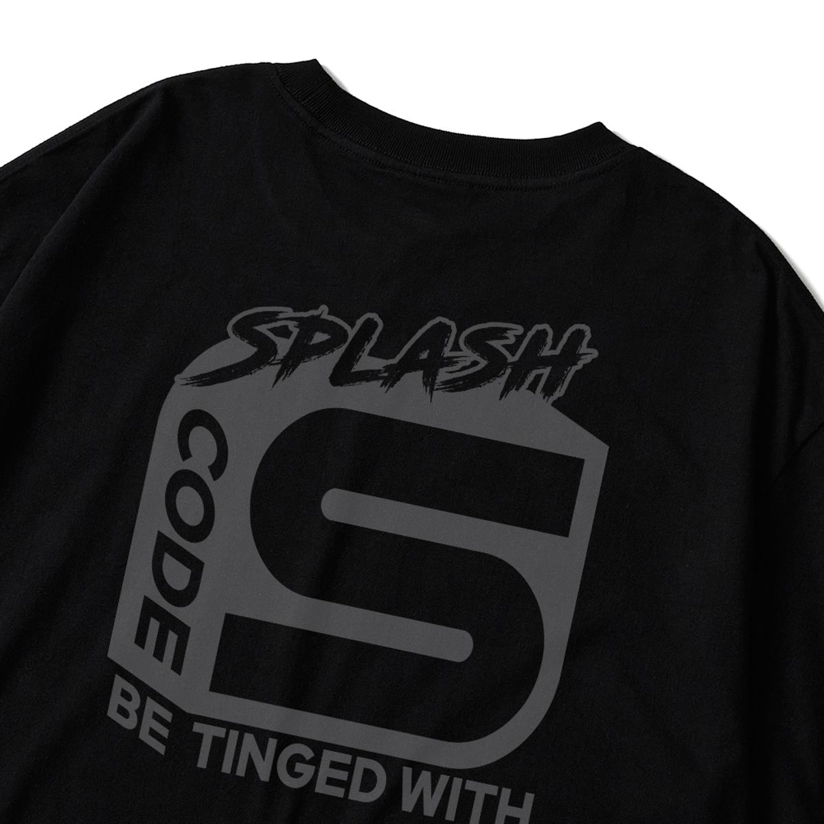 스플래시코드(SPLASHCODE) 반팔 티셔츠 블랙 - 스플래시 코드(Splash Code)