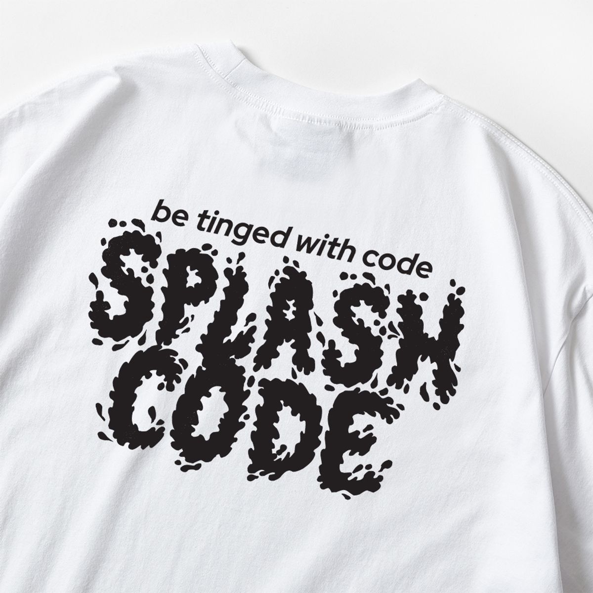 스플래시코드(SPLASHCODE) 반팔 티셔츠 화이트 - 쥬시 스플래시 블랙(Juicy Splash BK)