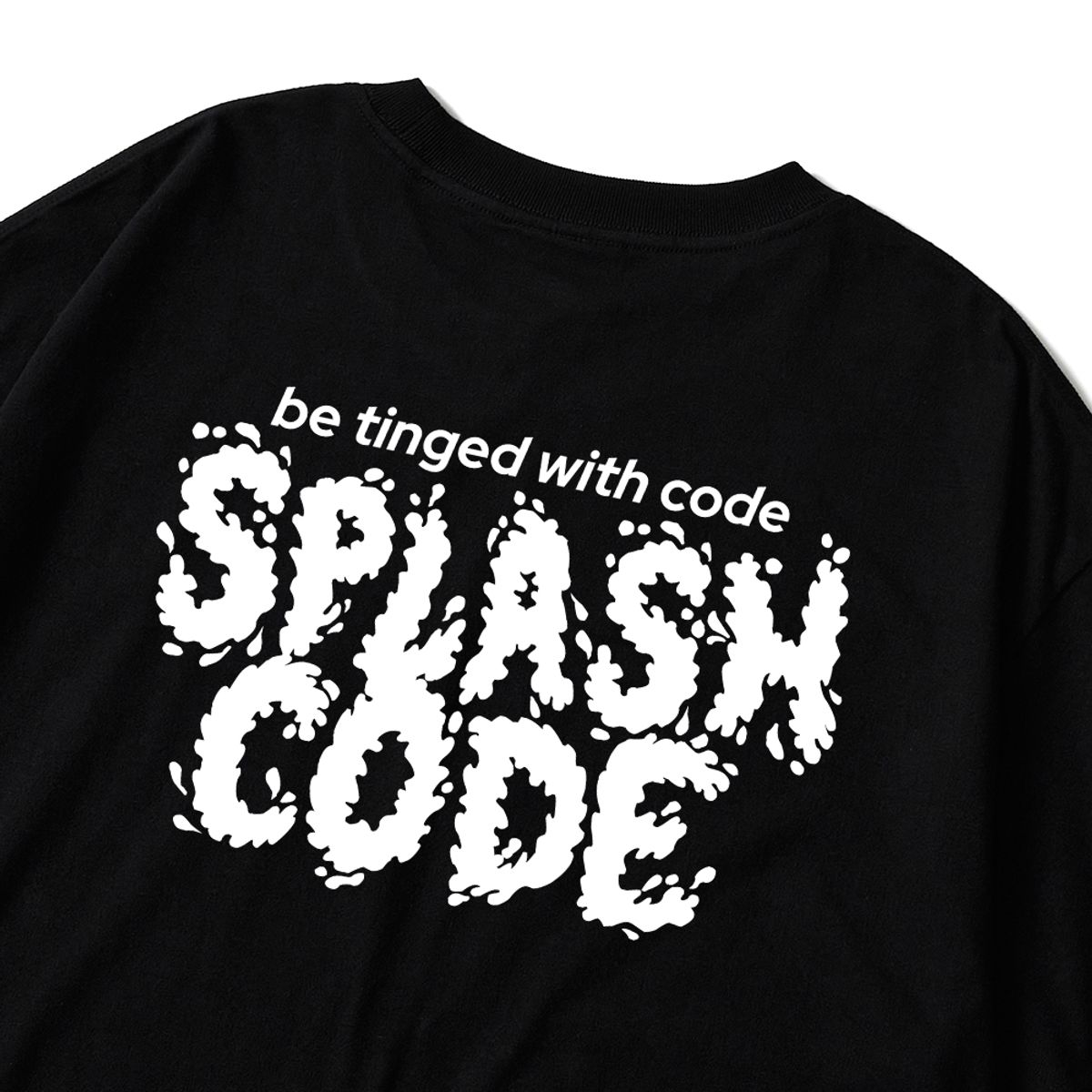 스플래시코드(SPLASHCODE) 반팔 티셔츠 블랙 - 쥬시 스플래시(Juicy Splash)
