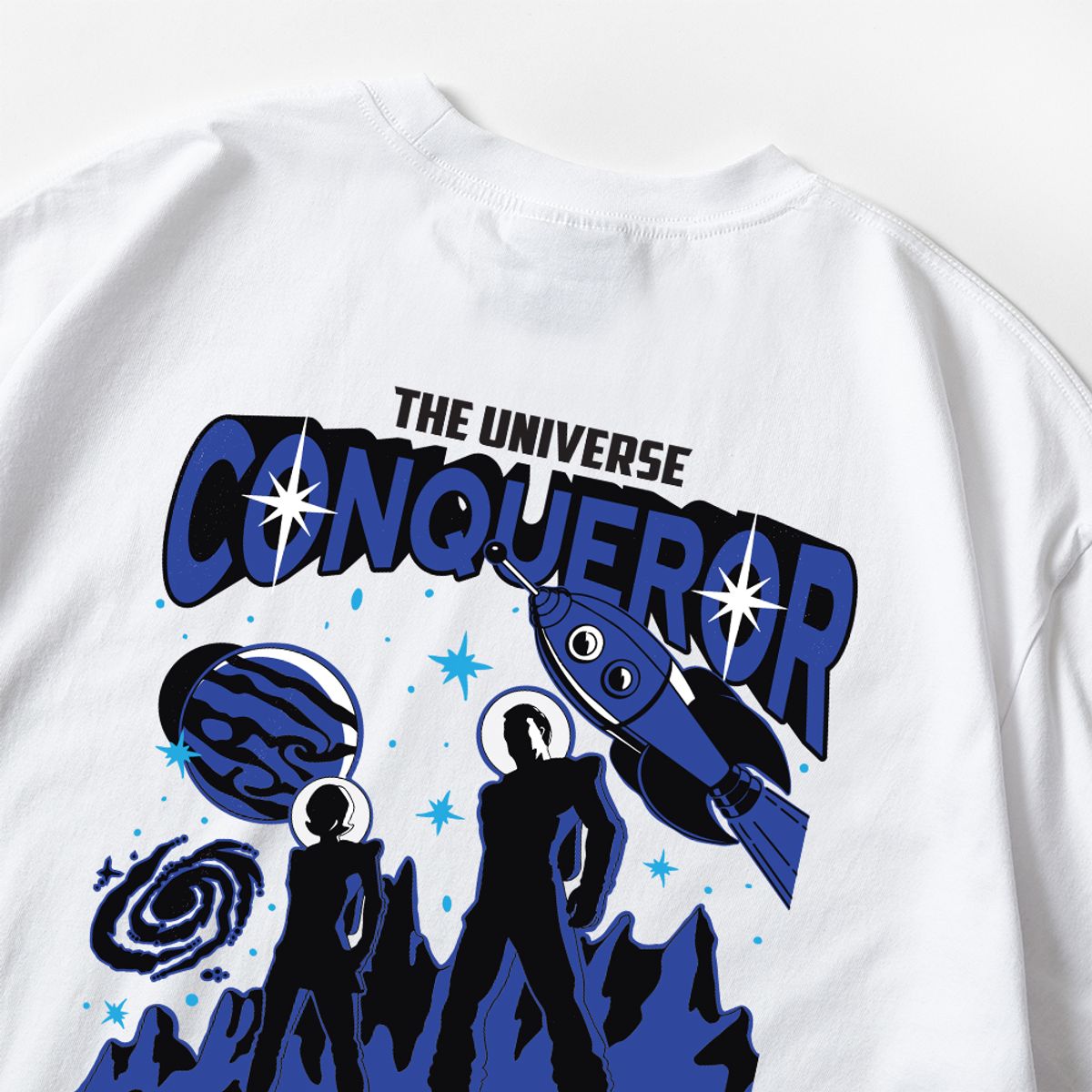 스플래시코드(SPLASHCODE) 반팔 티셔츠 화이트 - 우주 정복자(Universe Conqueror)