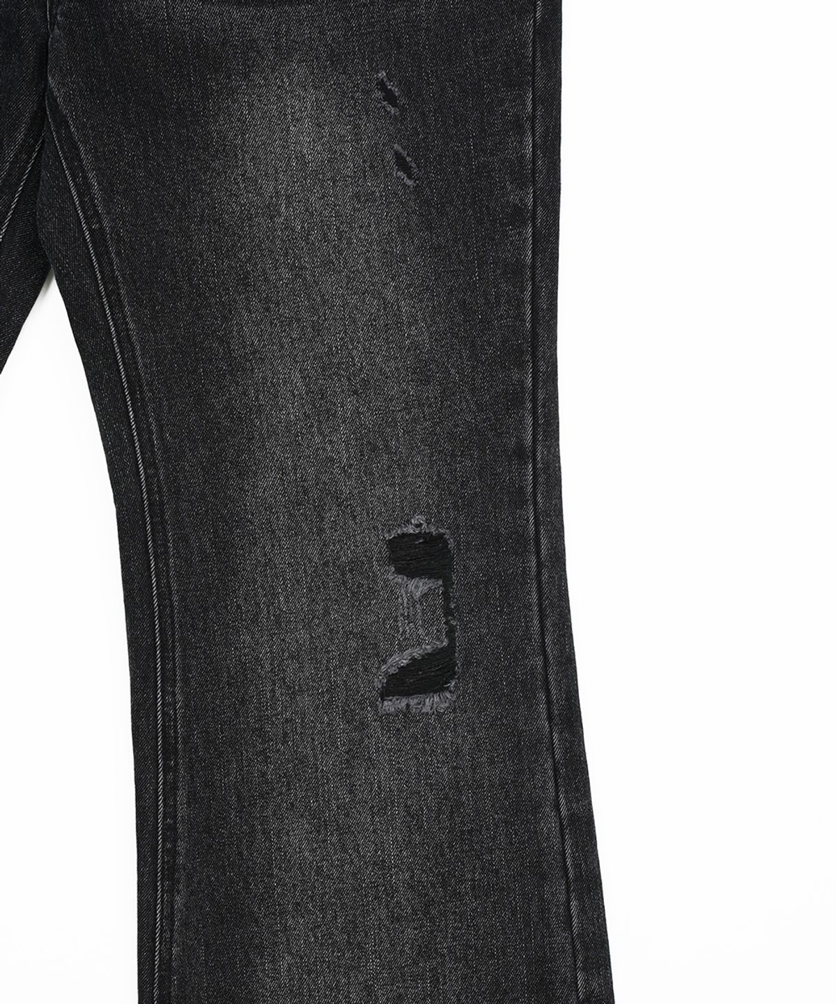 에프디알(FDR) Womans Vintage Boots Cut Denim Jeans Black
