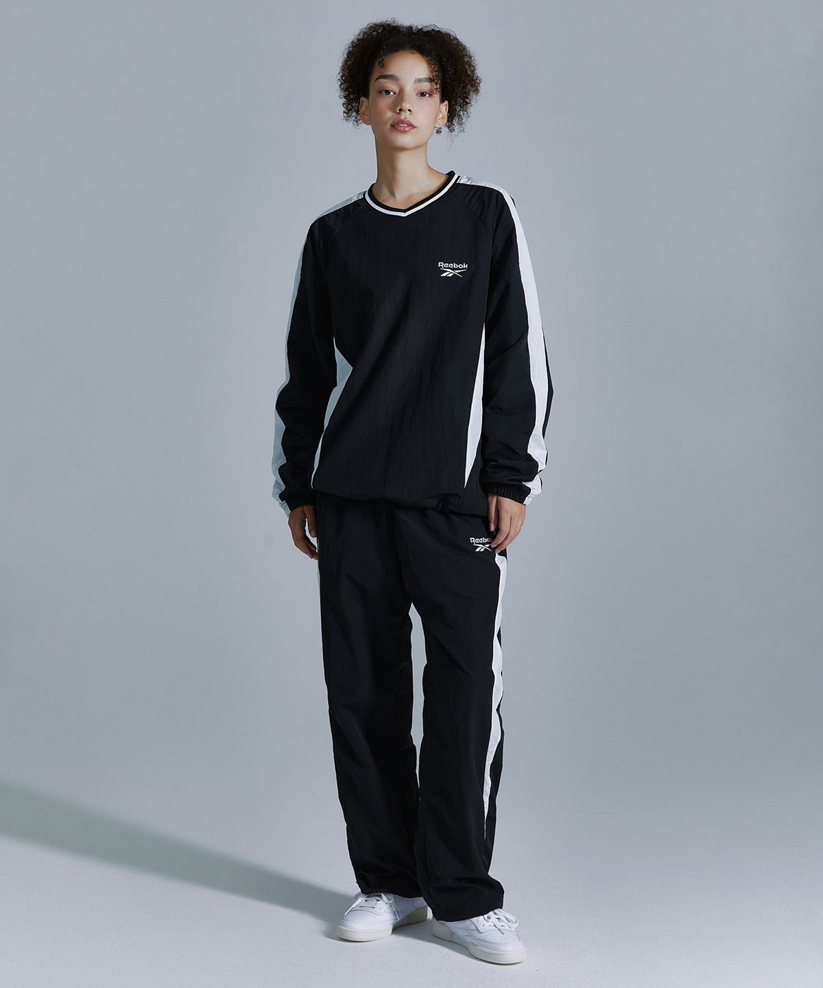 리복(REEBOK) 라이벌 웜업 팬츠 - 블랙