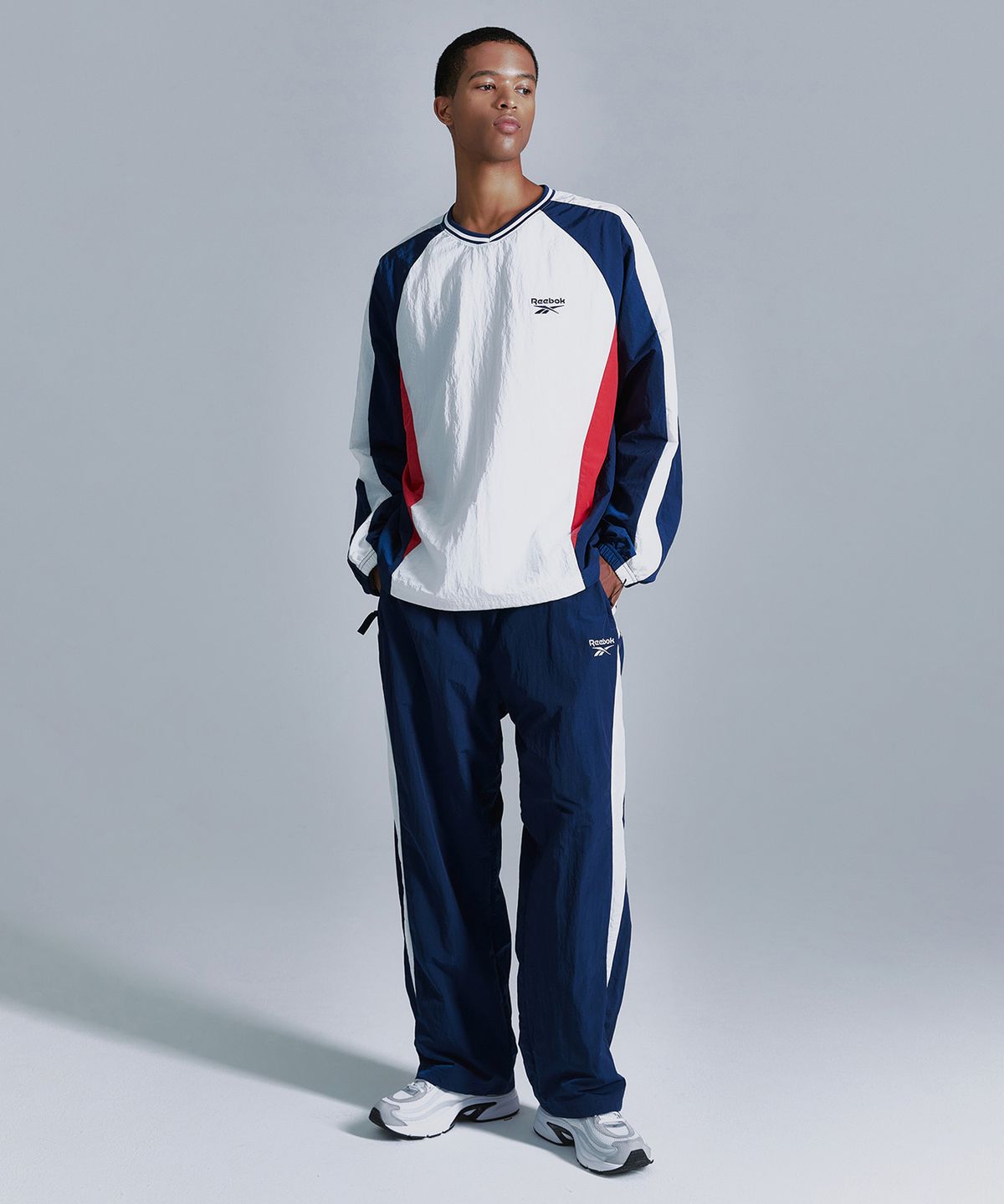리복(REEBOK) 라이벌 웜업 팬츠 - 네이비