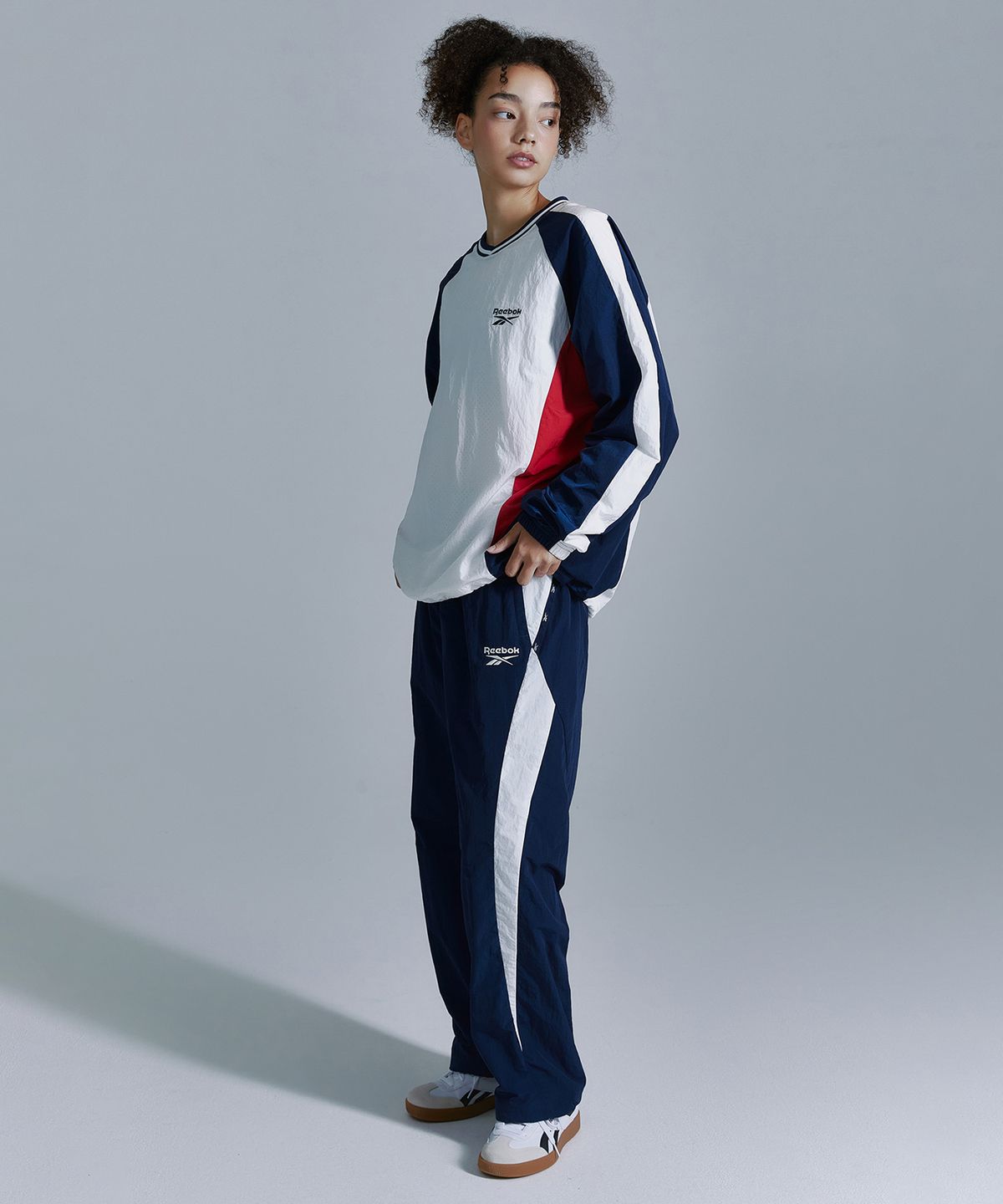 리복(REEBOK) 라이벌 웜업 팬츠 - 네이비