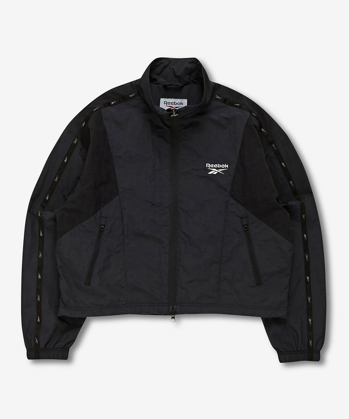 리복(REEBOK) 라이벌 크롭 윈드 브레이커 (W) - 블랙