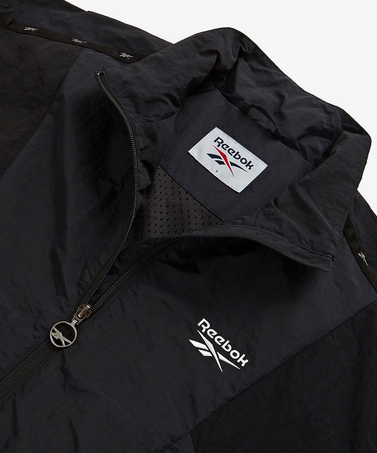 리복(REEBOK) 라이벌 크롭 윈드 브레이커 (W) - 블랙