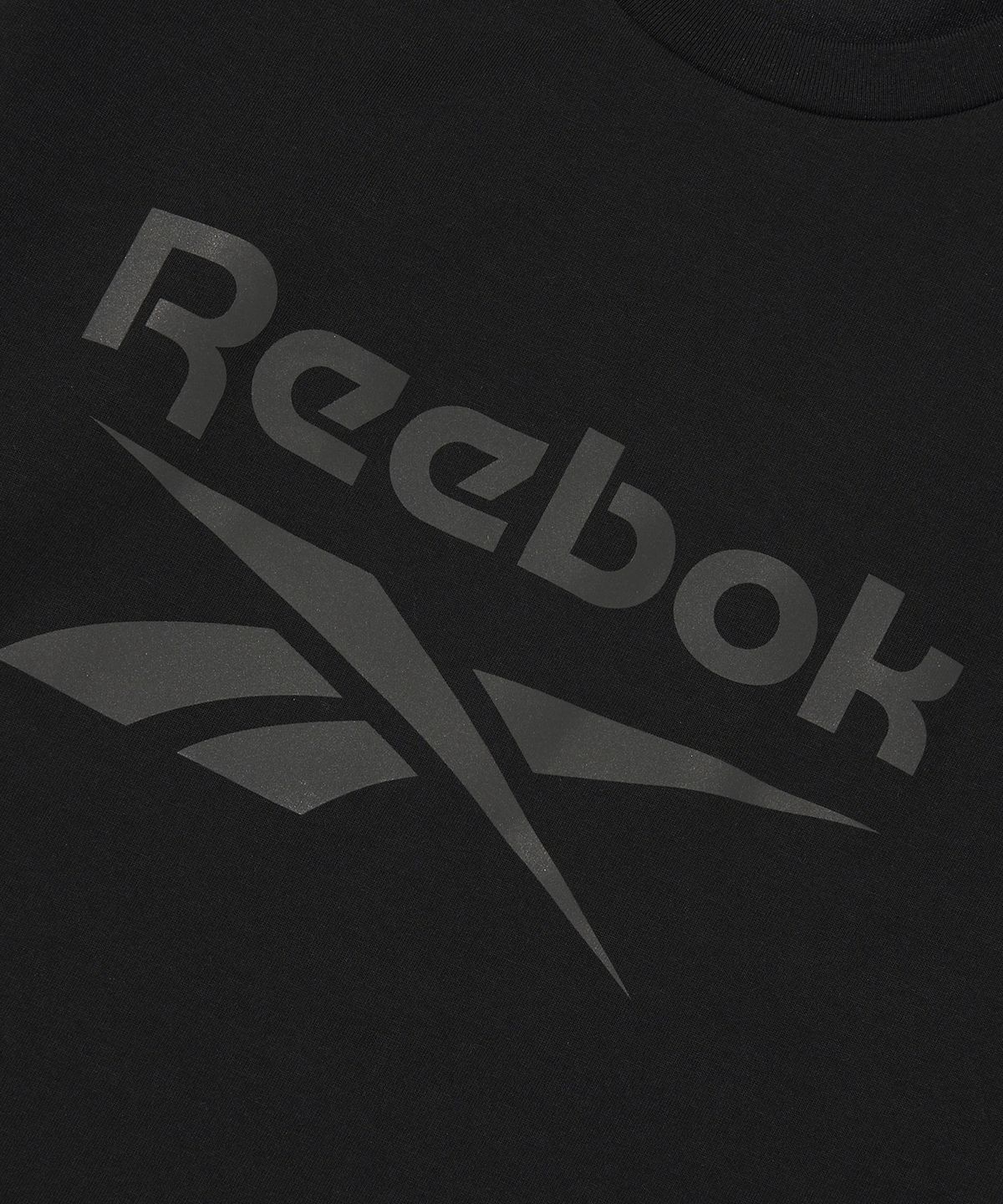 리복(REEBOK) 벡터 아카이브 롱슬리브 - 블랙