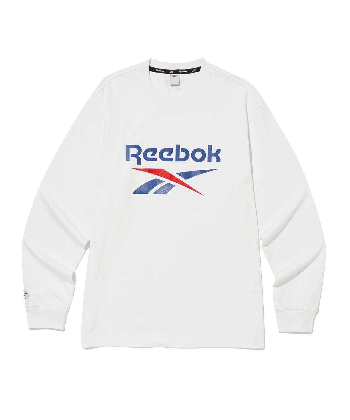 리복(REEBOK) 벡터 아카이브 롱슬리브 - 화이트