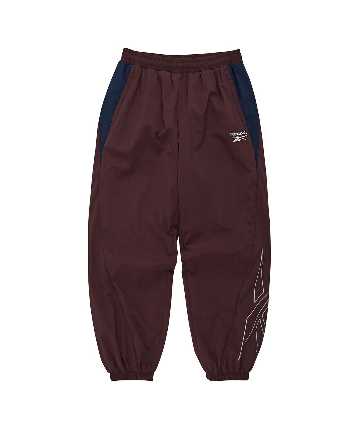 리복(REEBOK) 플로우 웜업 조거 팬츠 - 버건디