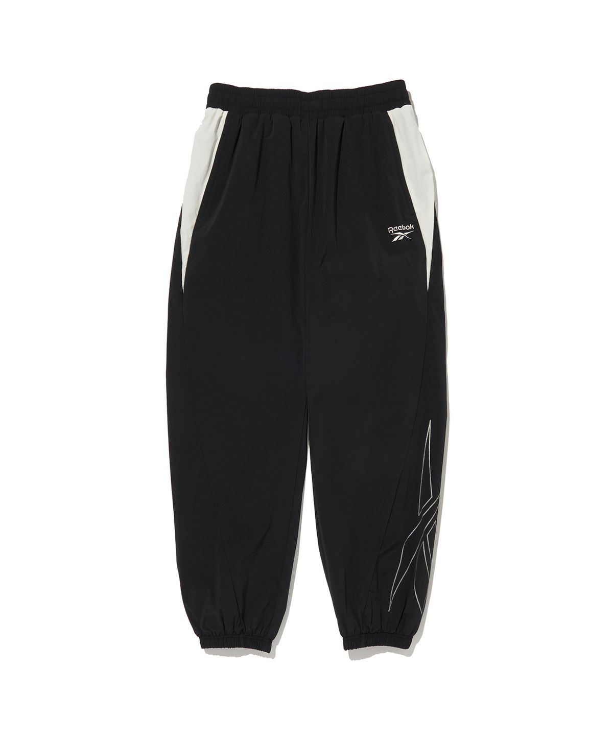리복(REEBOK) 플로우 웜업 조거 팬츠 - 블랙