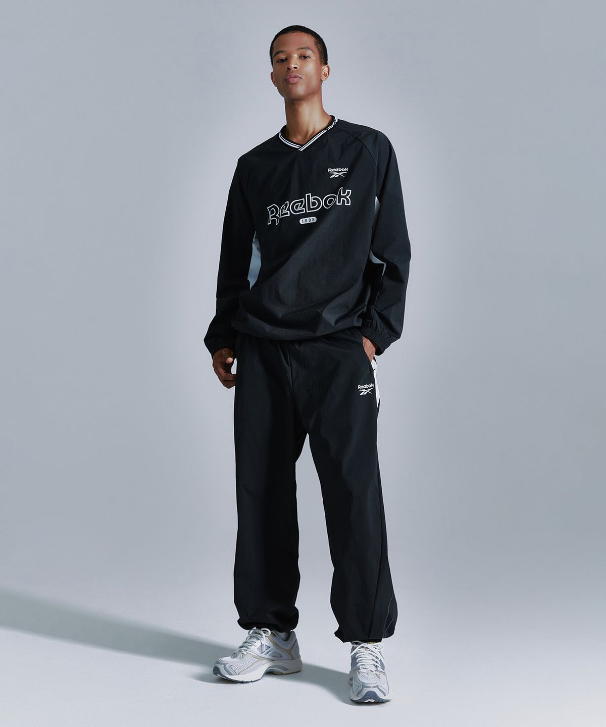 리복(REEBOK) 플로우 우븐 피스테 - 블랙