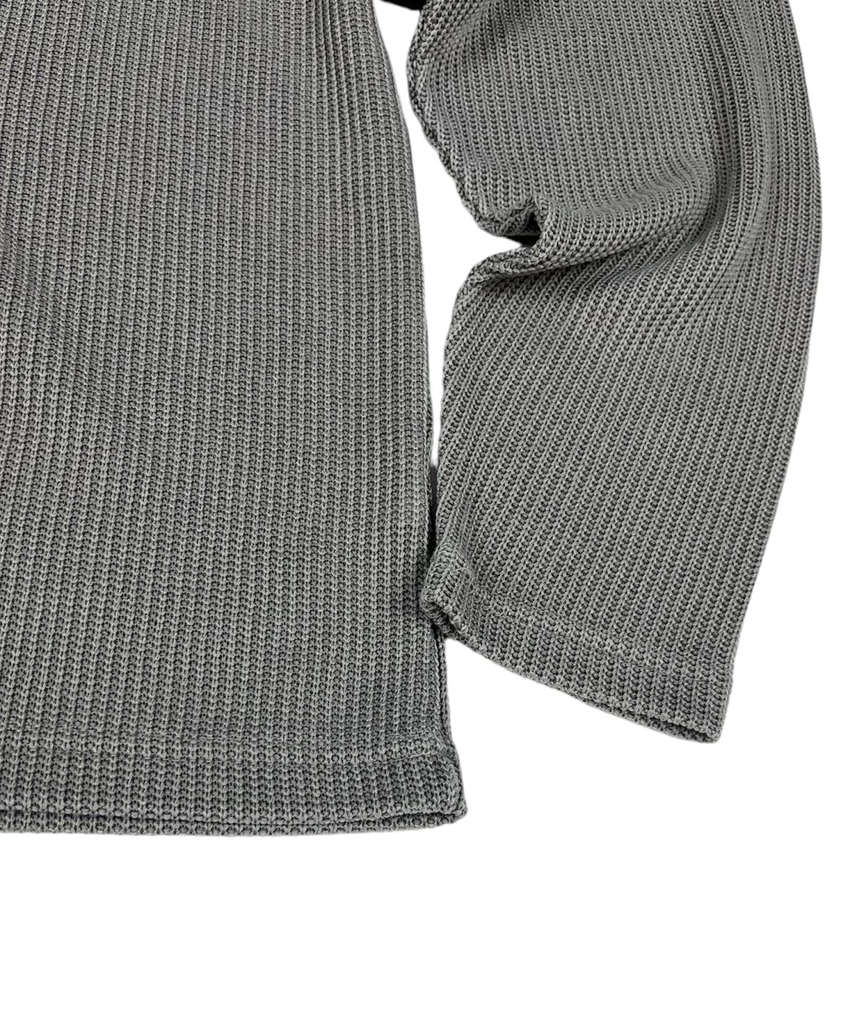 스케이터락(SK8ER ROCK) Classic Cross Pigment Oversized Knit ((Gray))