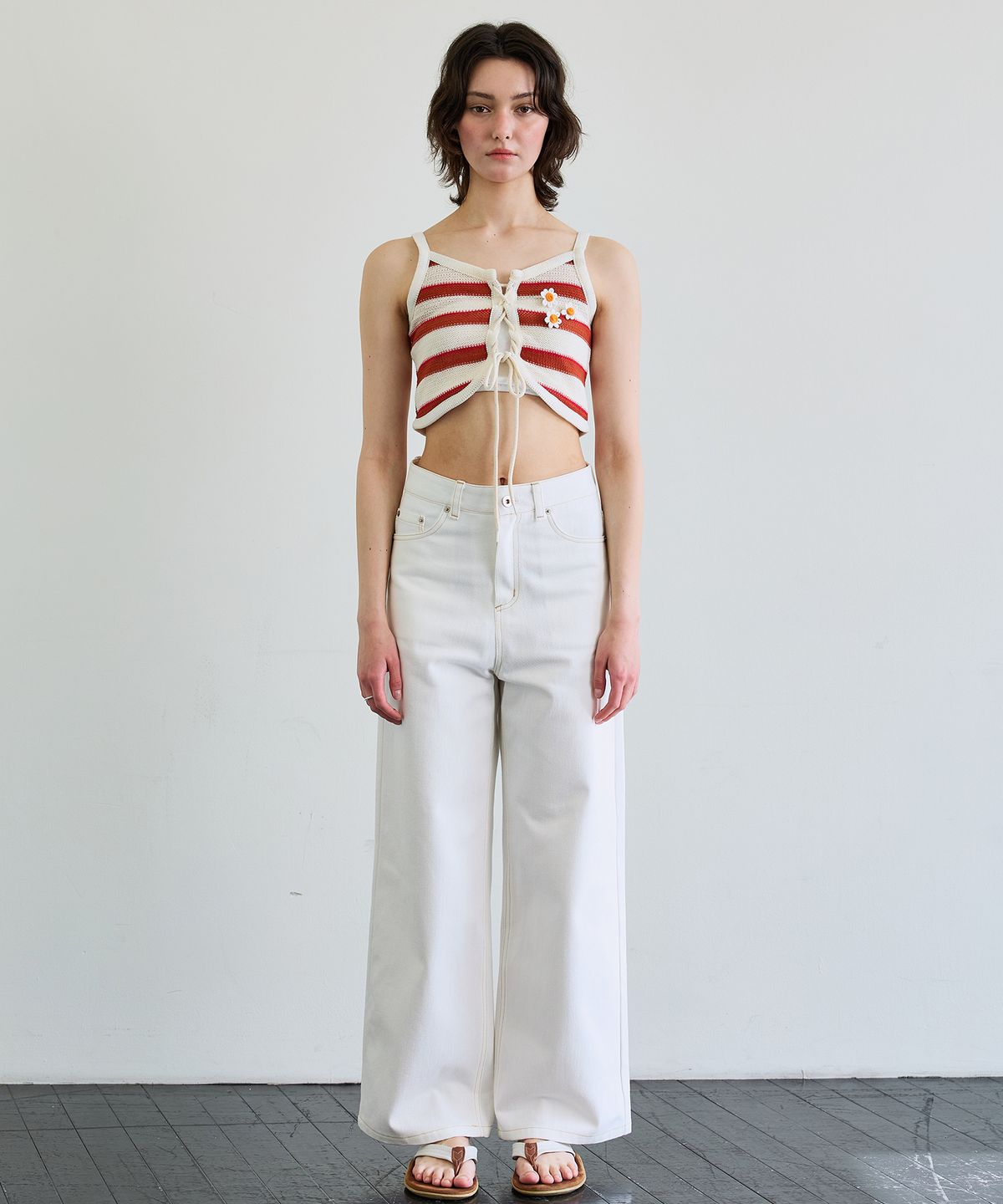 아리킴(ARIKIM) MIMI STRIPE SLEEVELESS / RED