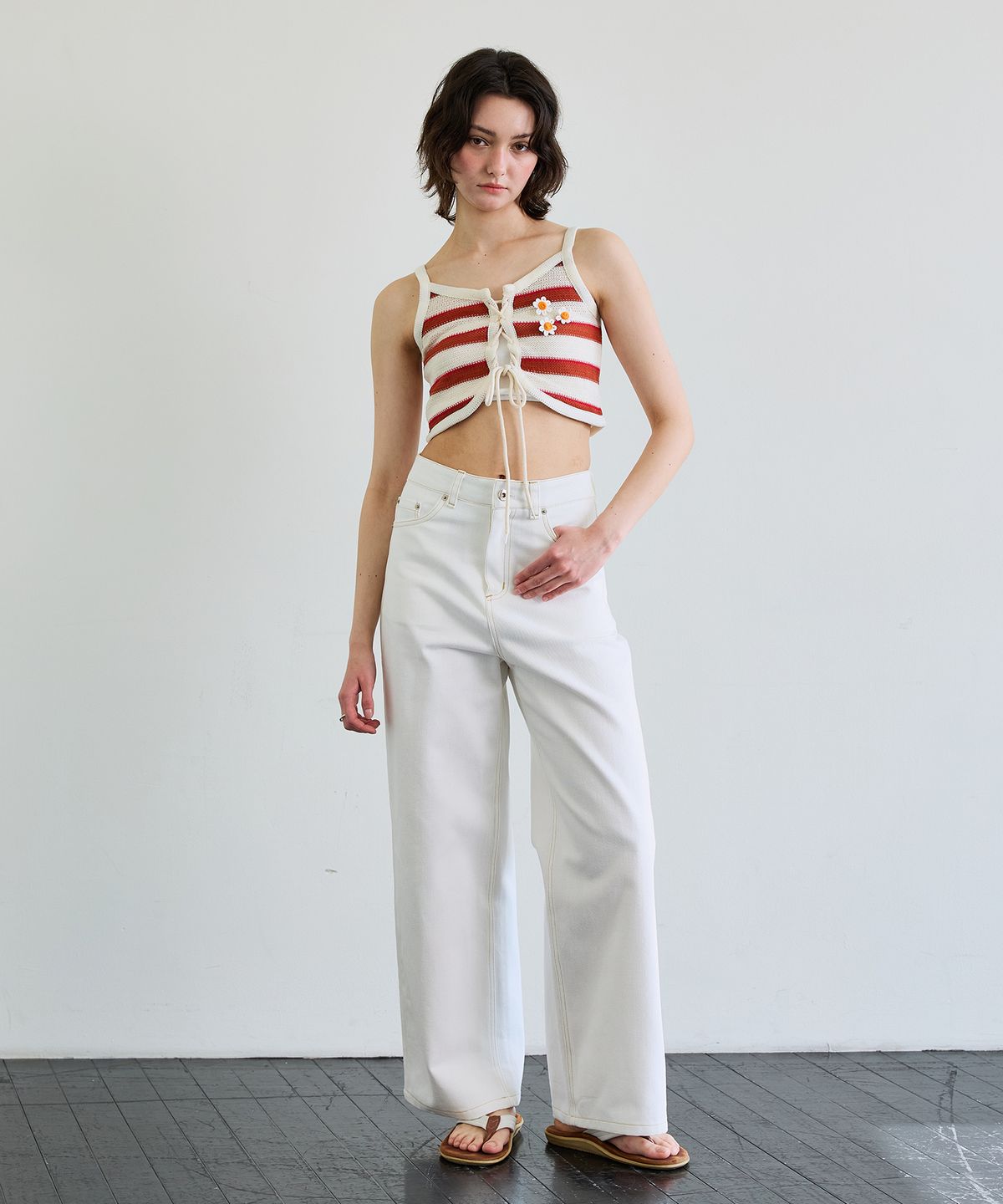 아리킴(ARIKIM) MIMI STRIPE SLEEVELESS / RED