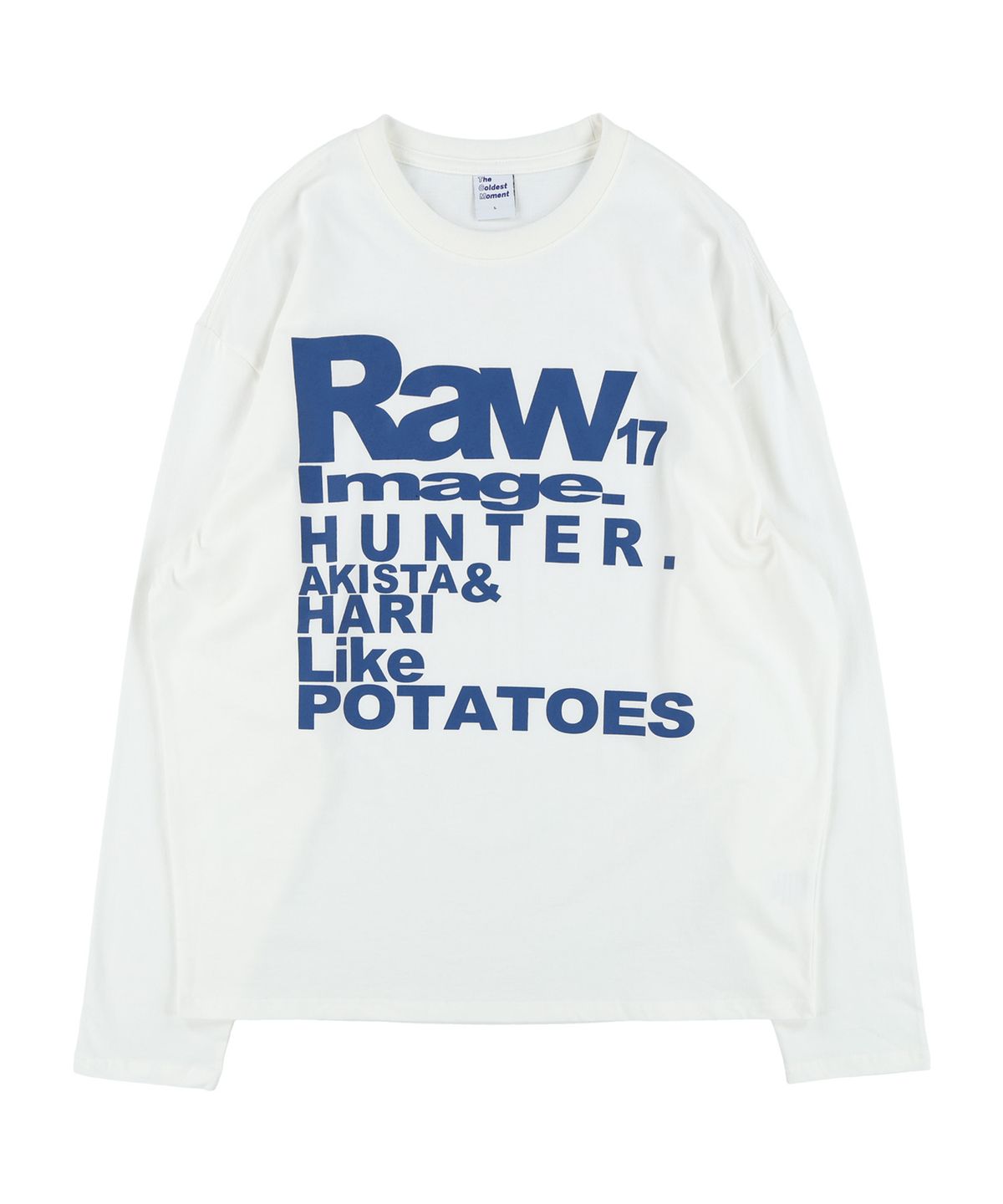 더콜디스트모먼트(THE COLDEST MOMENT) TCM raw long sleeve (white/ivory)