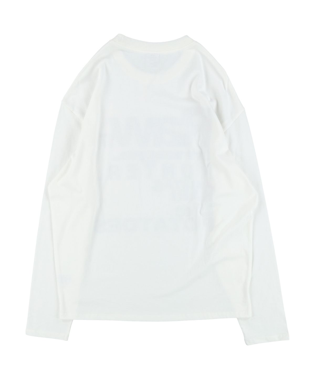 더콜디스트모먼트(THE COLDEST MOMENT) TCM raw long sleeve (white/ivory)