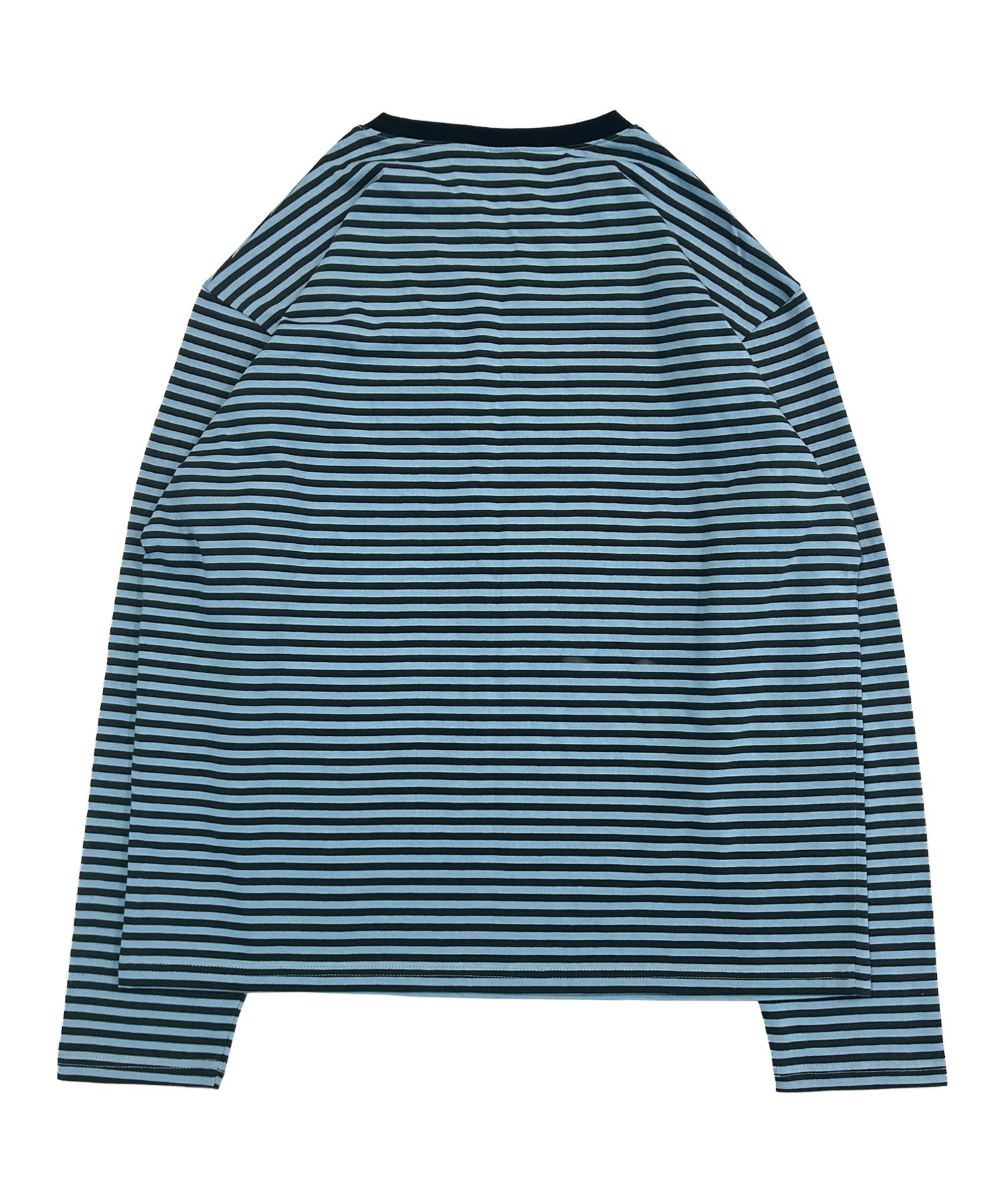 Tシャツ・カットソー THE COLDEST MOMENT TCM colling long sleeve sky blue MUSINSA | THE COLDEST MOMENT TCM mini logo stripe long