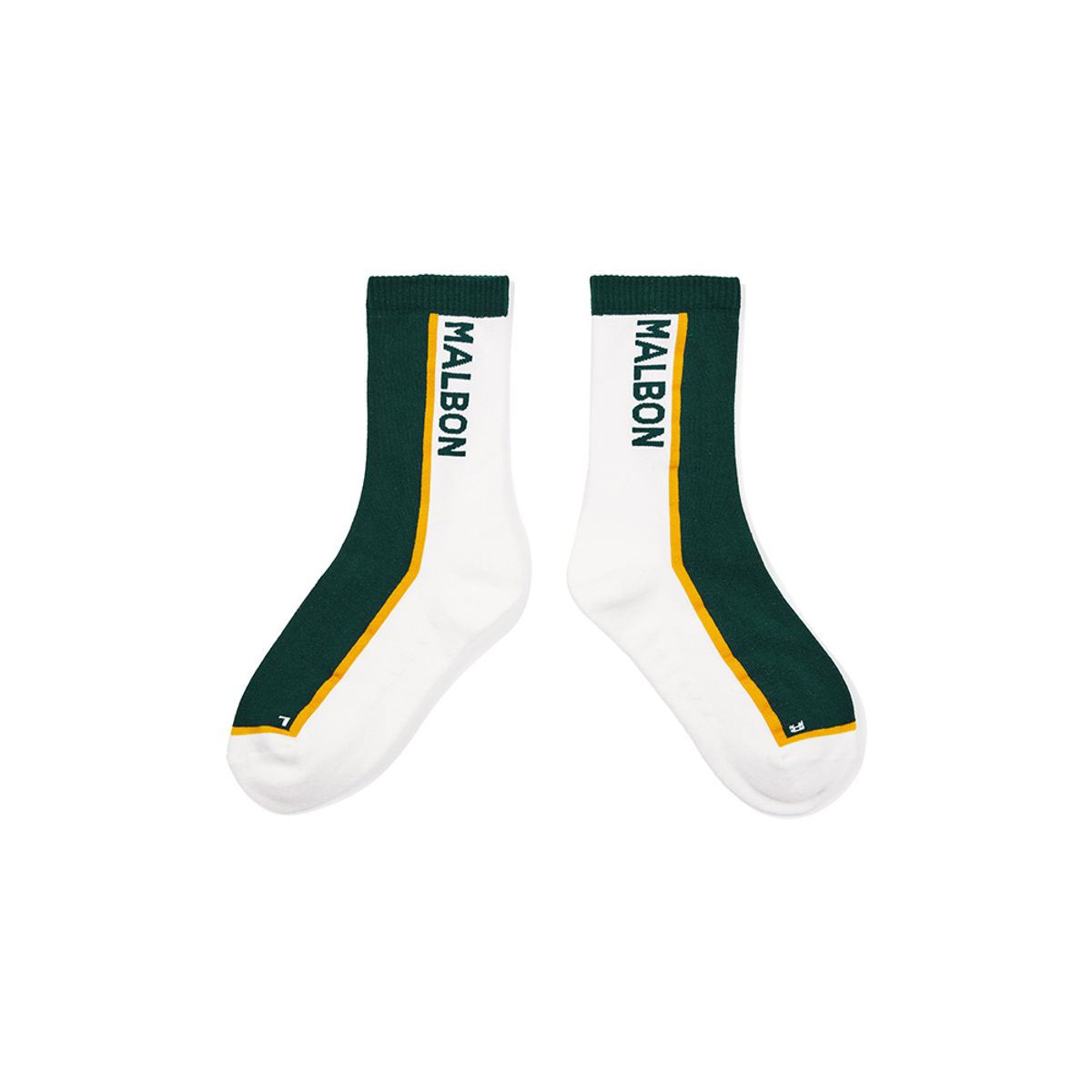 말본 골프(MALBON GOLF) 말본 컬러 배색 크루 삭스 GREEN